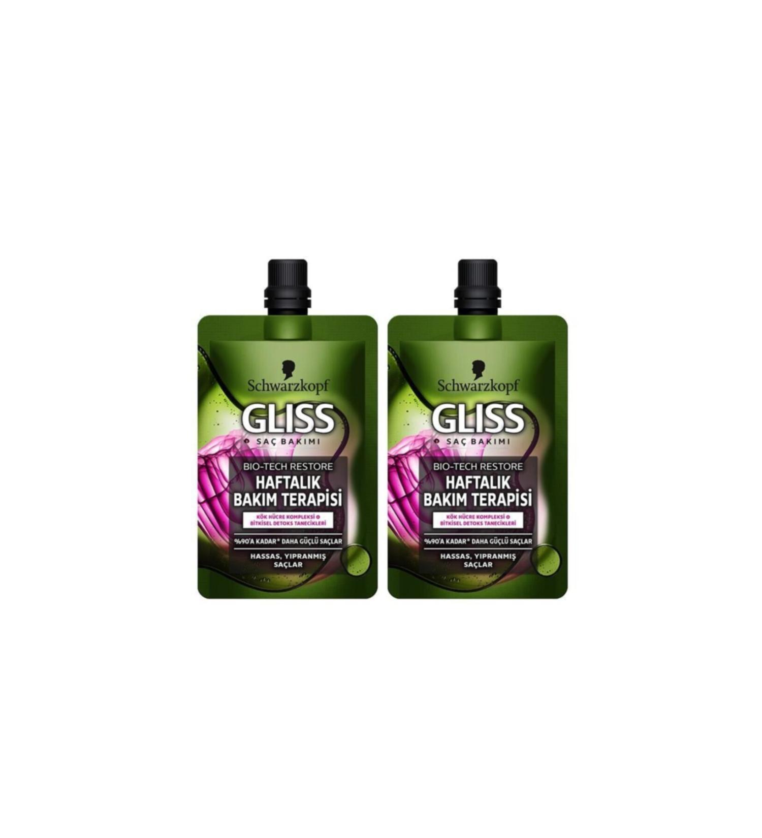 Gliss Bio-tech Weekly Care Therapy 50 Ml X 2 Pieces