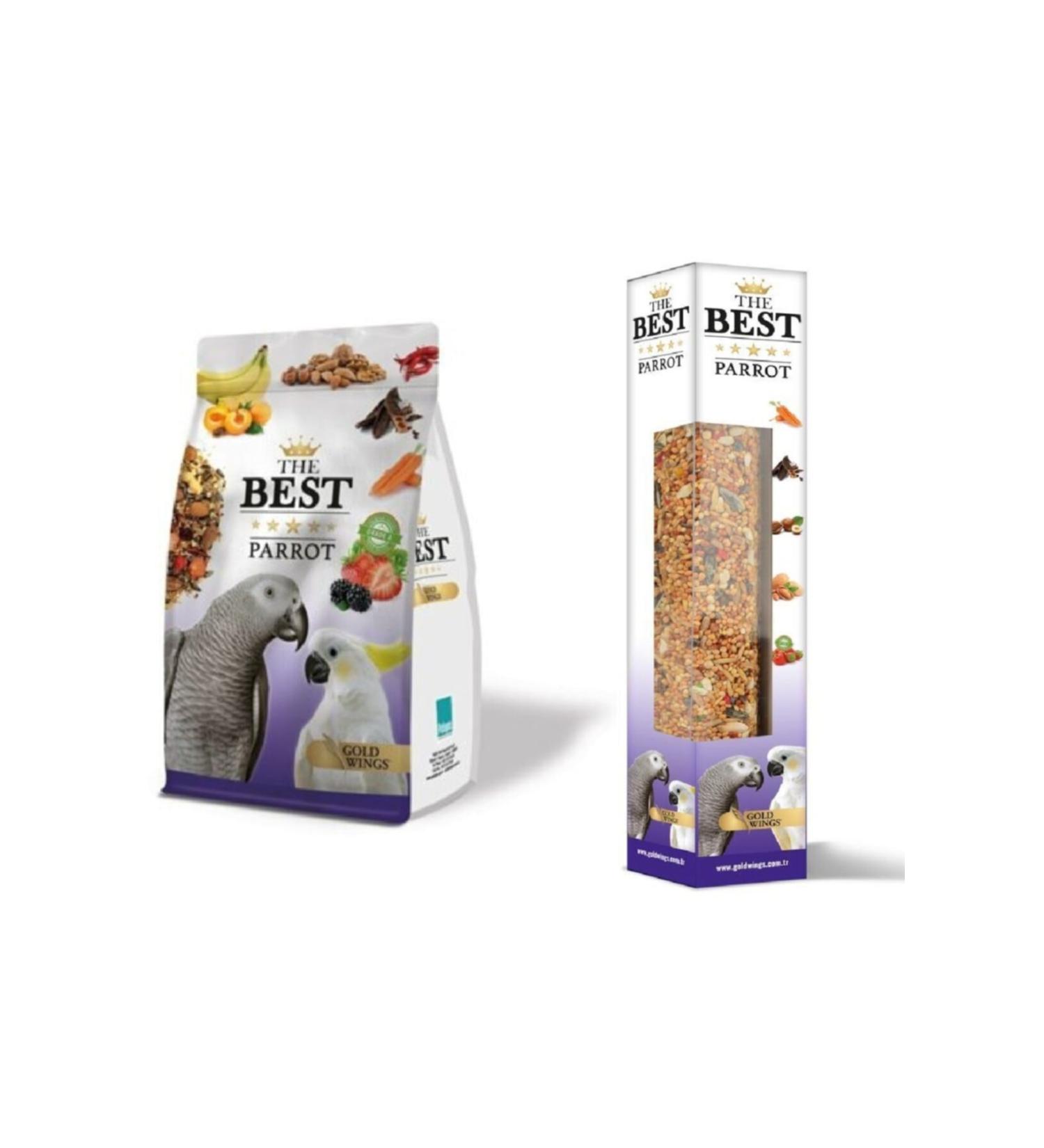 Best The Parrot 230gr Cracker & 1.25kg Food Set Parrot Food