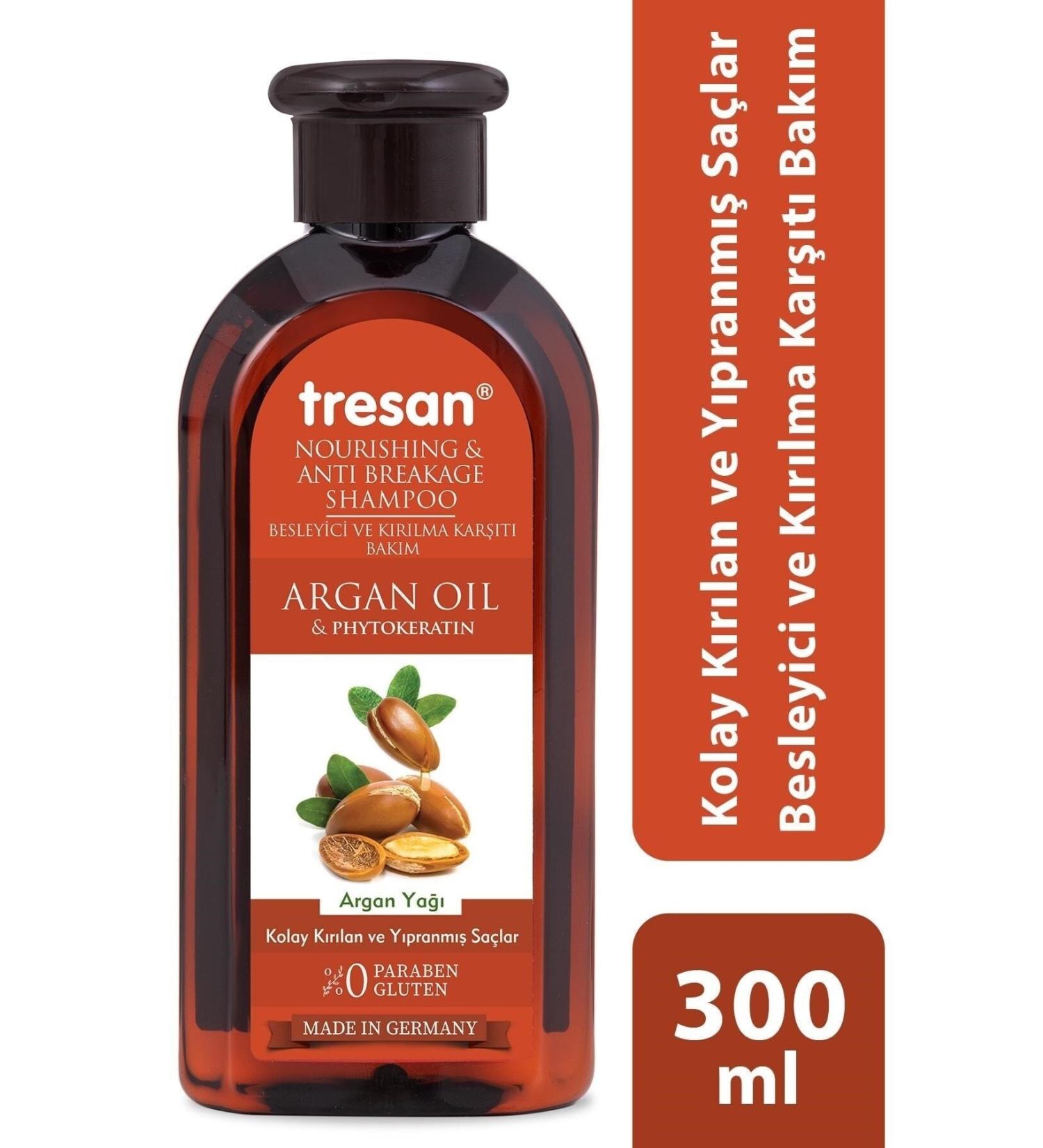 Tresan Argan Oil Nourishing and Anti-Breakage Care Shampoo
