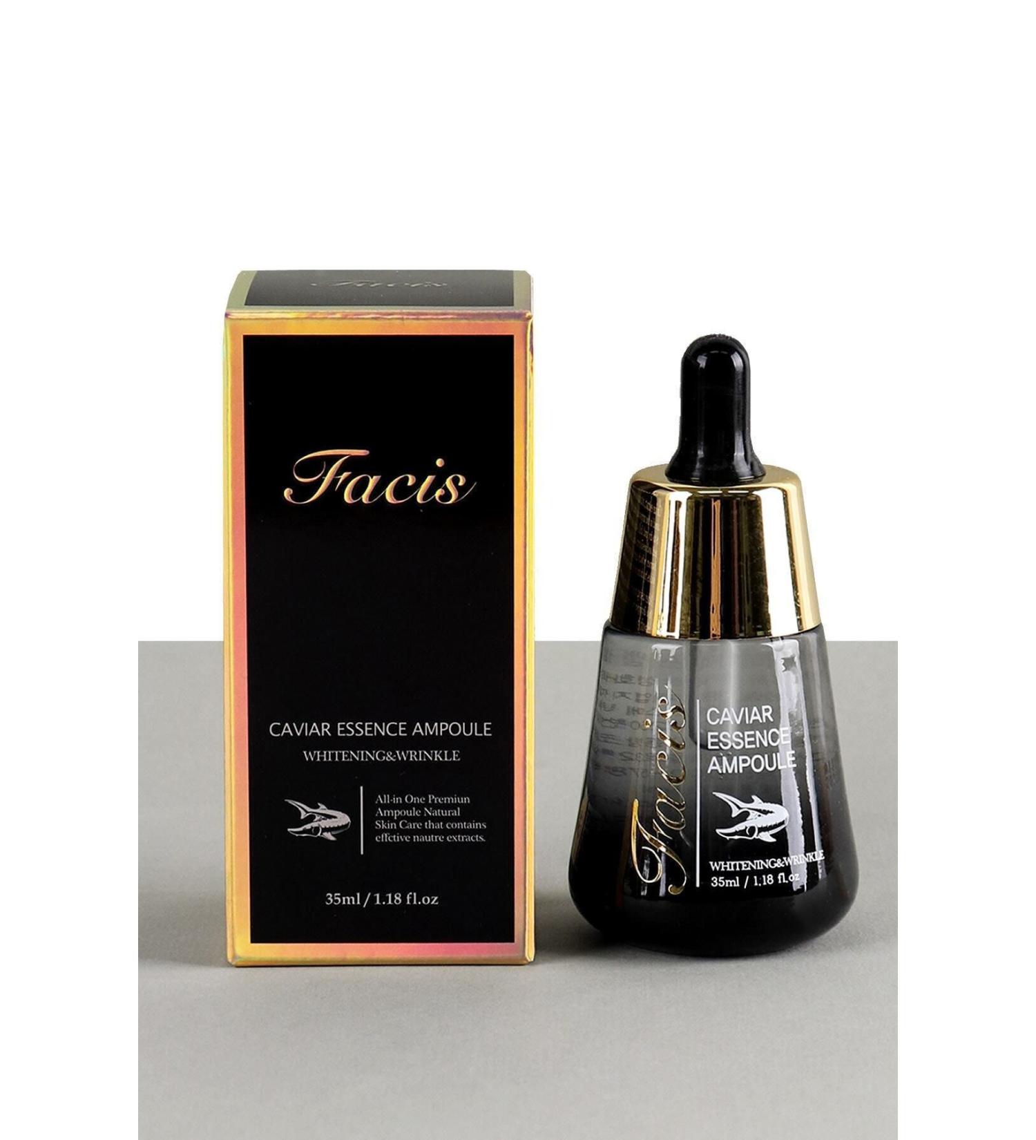 Facis Caviar for Eye Contour and Face - Firming Elasticity Enhancing Repairing Anti-aging Ampoule - Buy Online on GoSupps.com