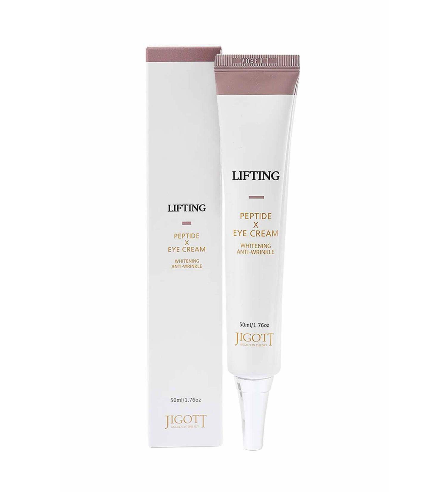 Jigott Anti-Wrinkle and Moisturizing Eye Cream Lifting Peptide Eye Cream 50 ml - Buy Online on GoSupps.com