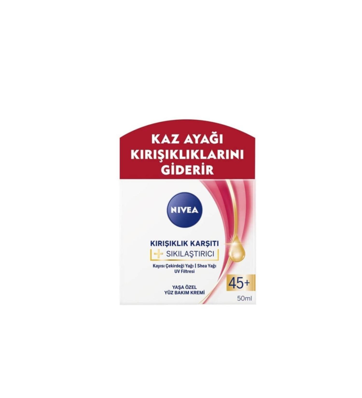 NIVEA Face Cream Firming - Anti-Wrinkle 45+ 50 Ml Category: Make-Up Remover