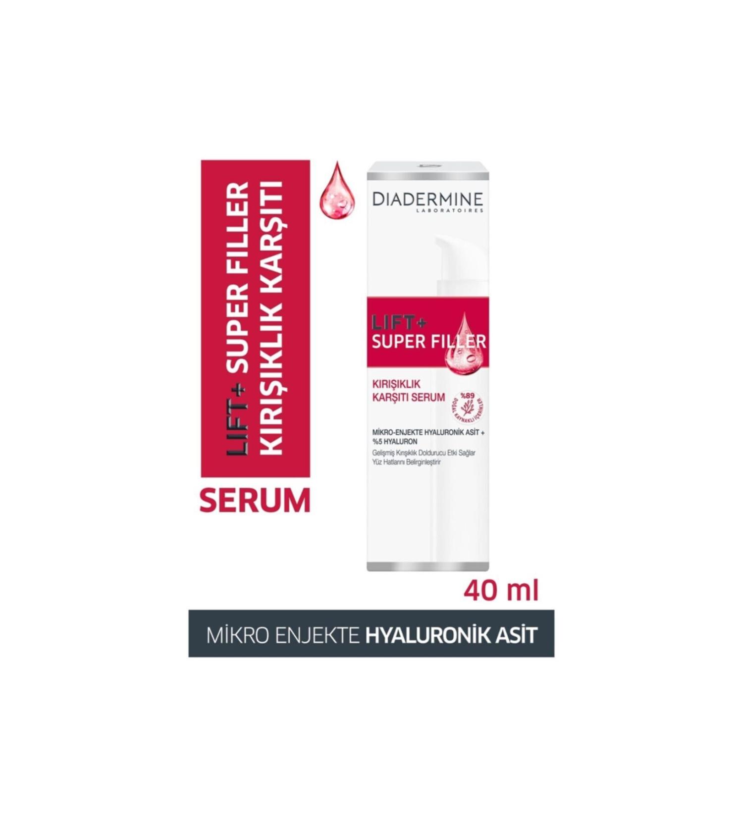 Diadermine Superfiller Hyaluron Effect Anti-Wrinkle Serum 40 Ml