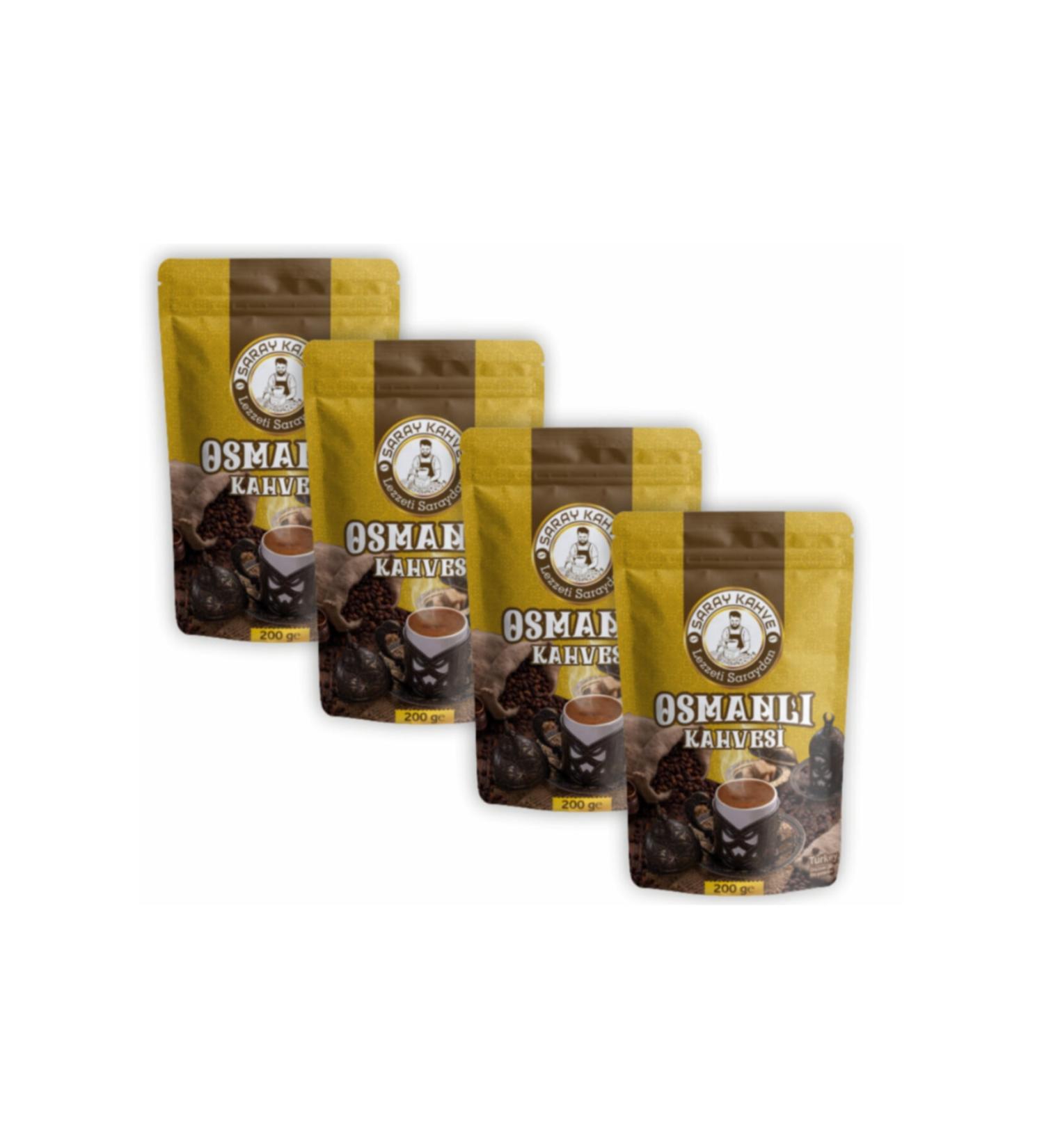 SARAY KAHVE Ottoman Coffee 200 Gr 4 Pieces