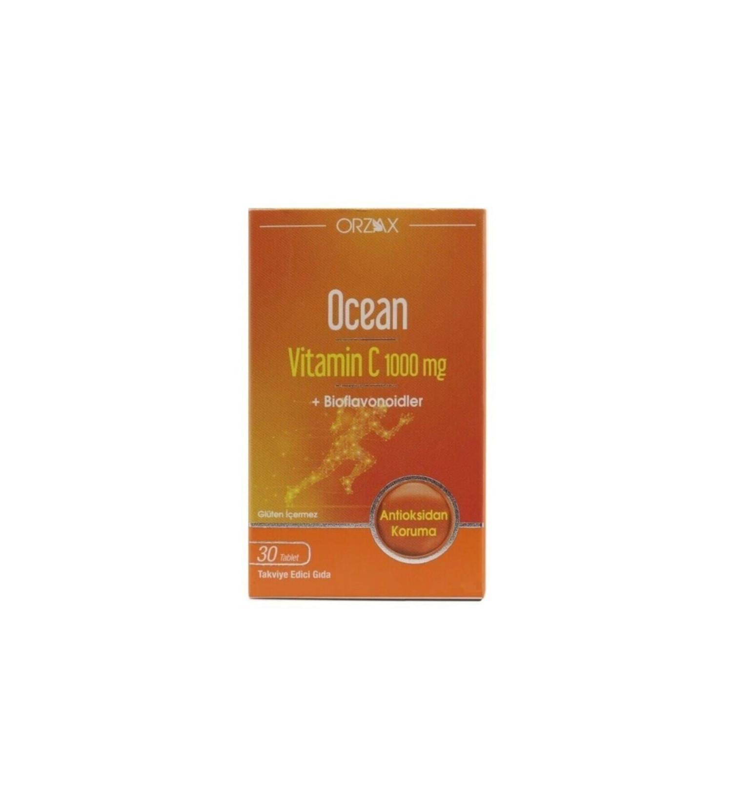 Ocean Vitamin C 1000 Mg 30 Tablets