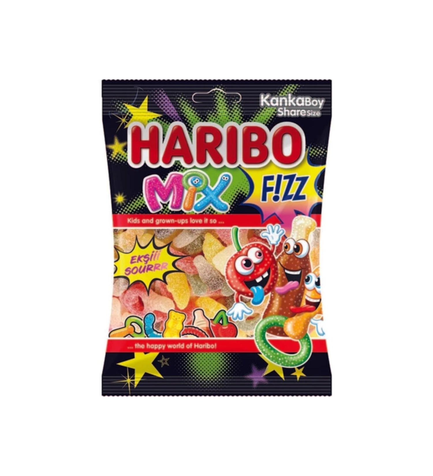 Haribo F zz Mix Mixed Sour 70 Gr X 24 Pieces