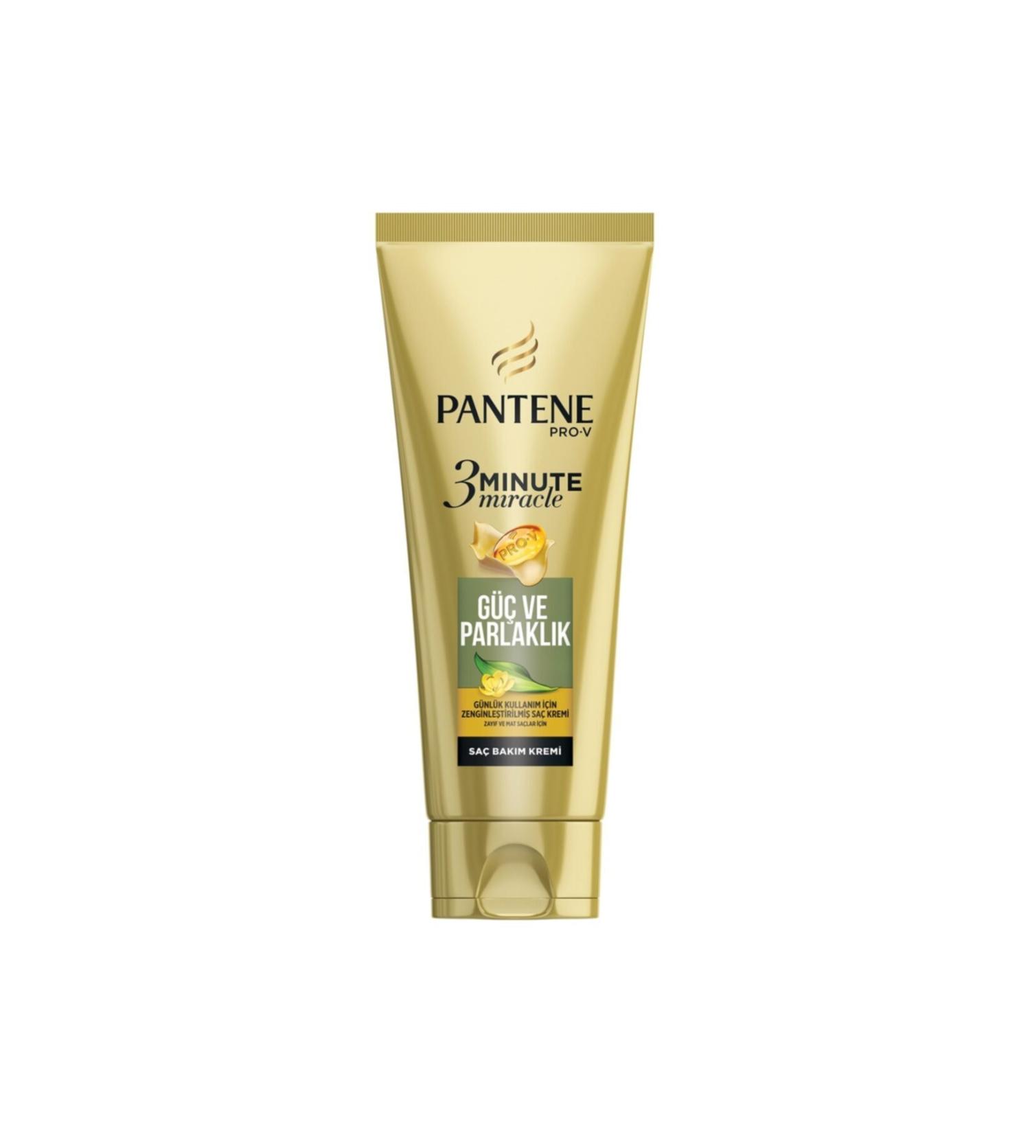 Pantene 3 Minute Miracle Natural Synthesis Strength and Shine Hair Care Cream 200 Ml