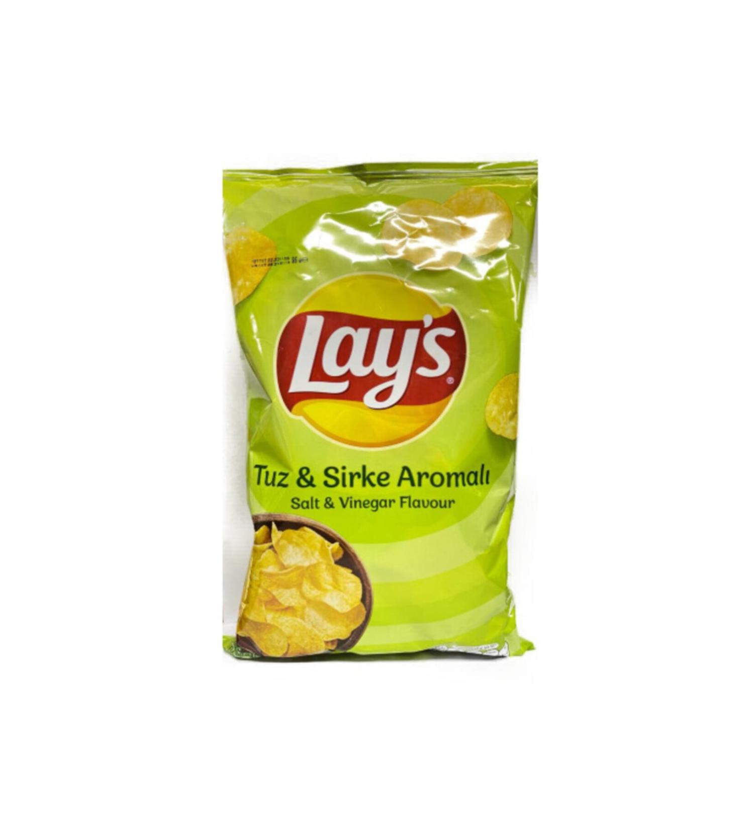 Lays Salt & Vinegar Chips 95gr X 23 Pcs - Buy Online on GoSupps.com