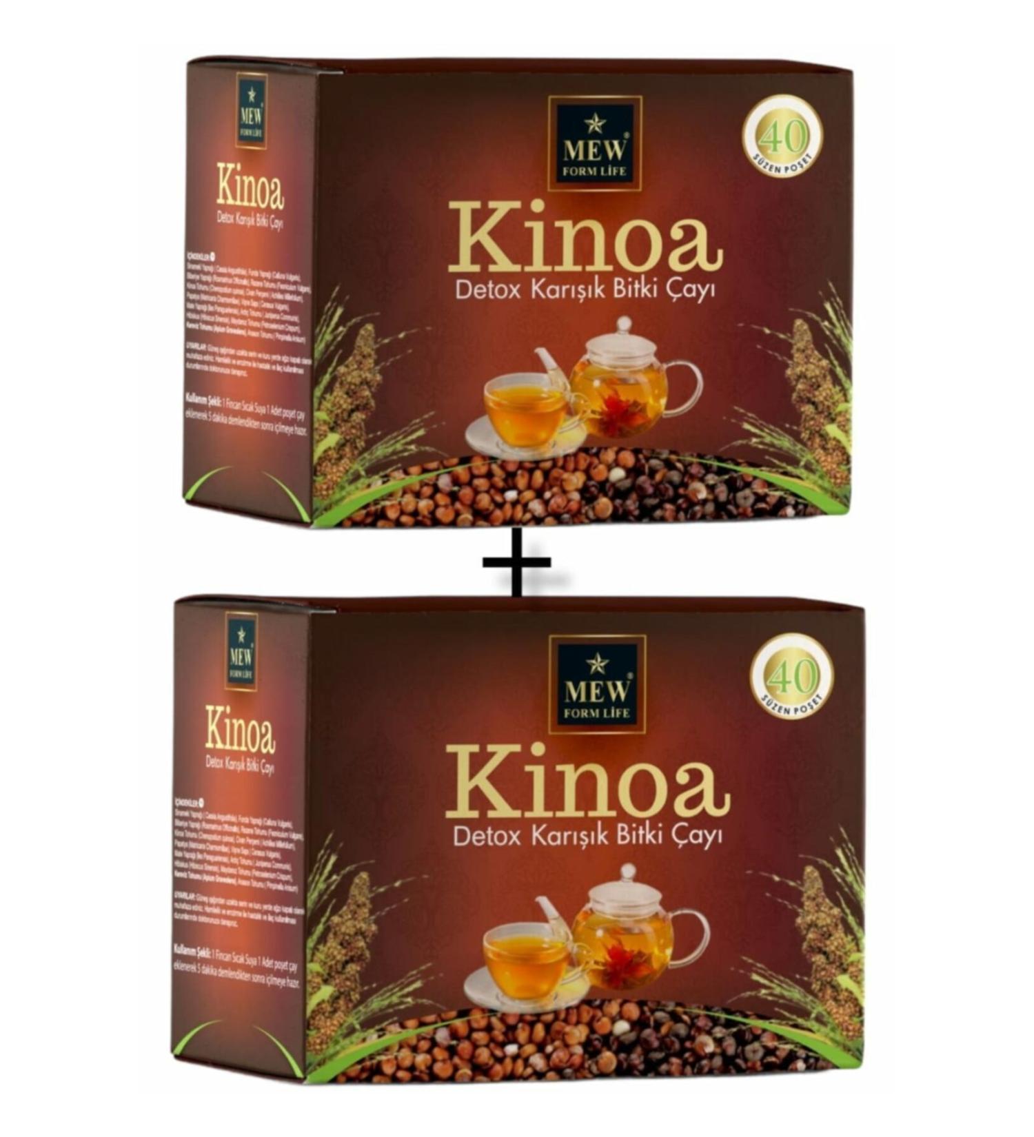 Mew Form Life Quinoa Tea 40 Filter Bags 2 Packs