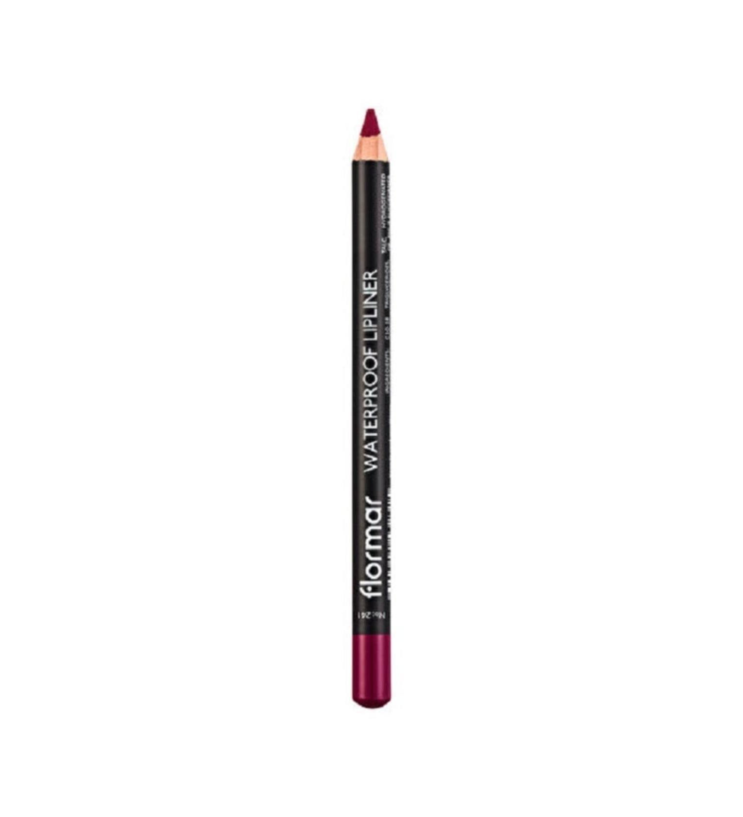 Flormar Waterproof Lipliner Waterproof Lip Pencil. | 1.14 G 241 sour Cherry