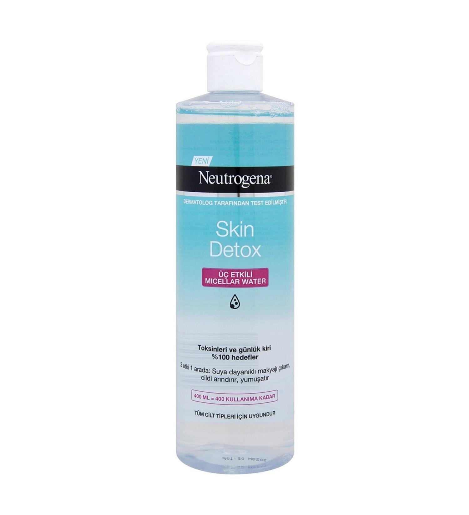 Neutrogena Skin Detox Micellar Water 400 ml x 4 Pcs
