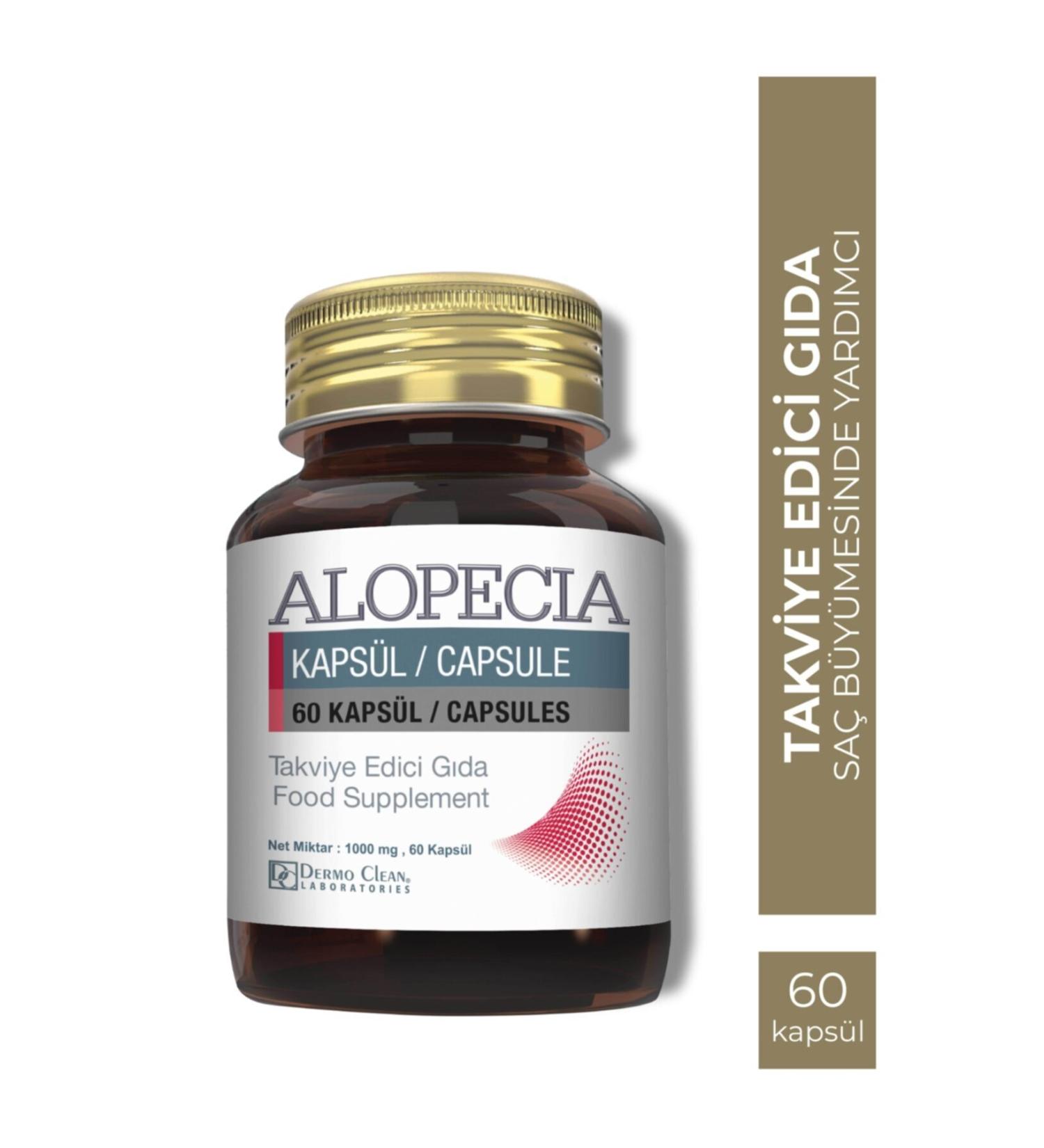 Alopecia 60 Capsules Hair Growth Food Supplement - Buy Online on GoSupps.com