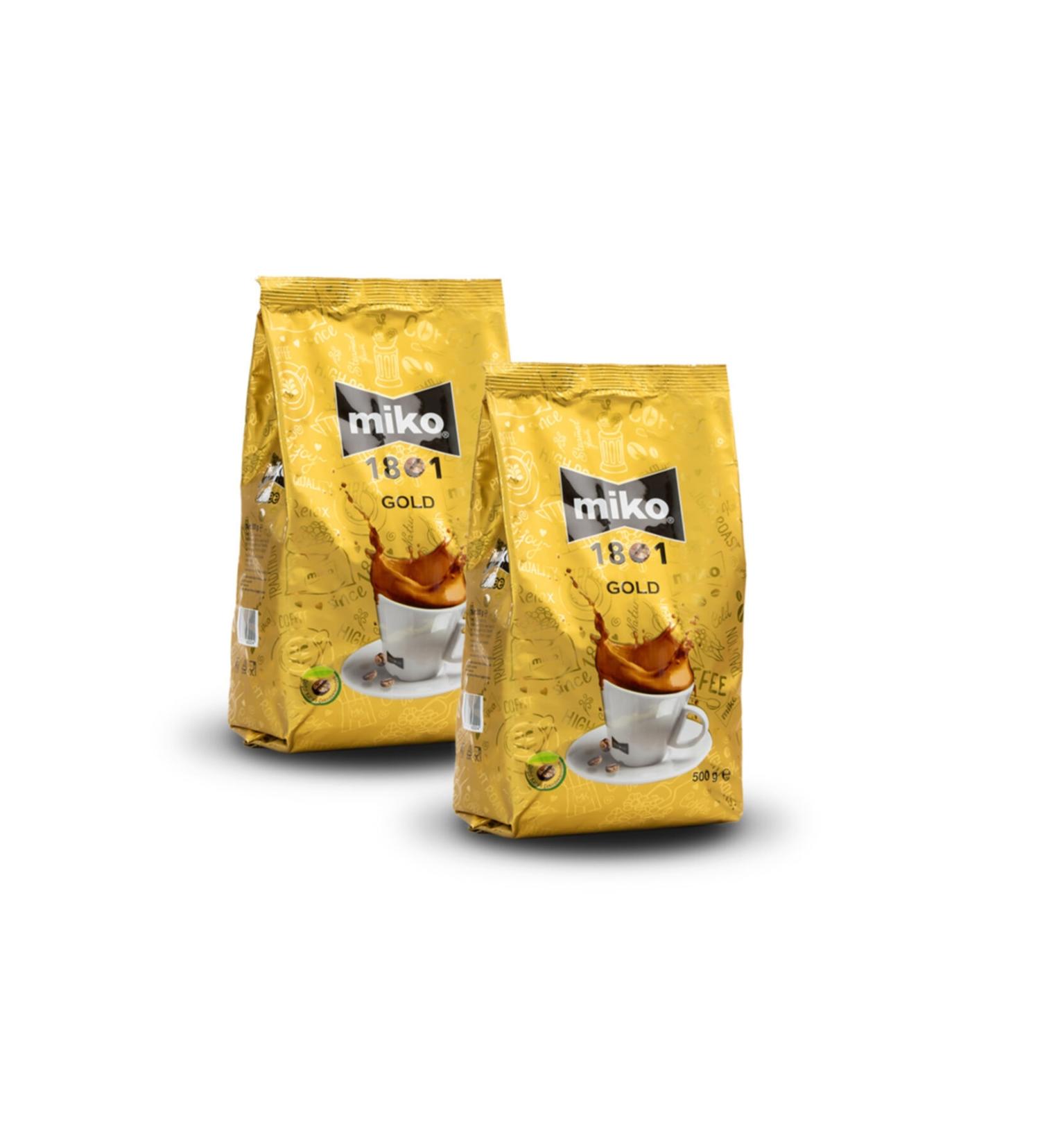 miko coffee Gold Soluble Instant Coffee 1kg (2x500 Gr)