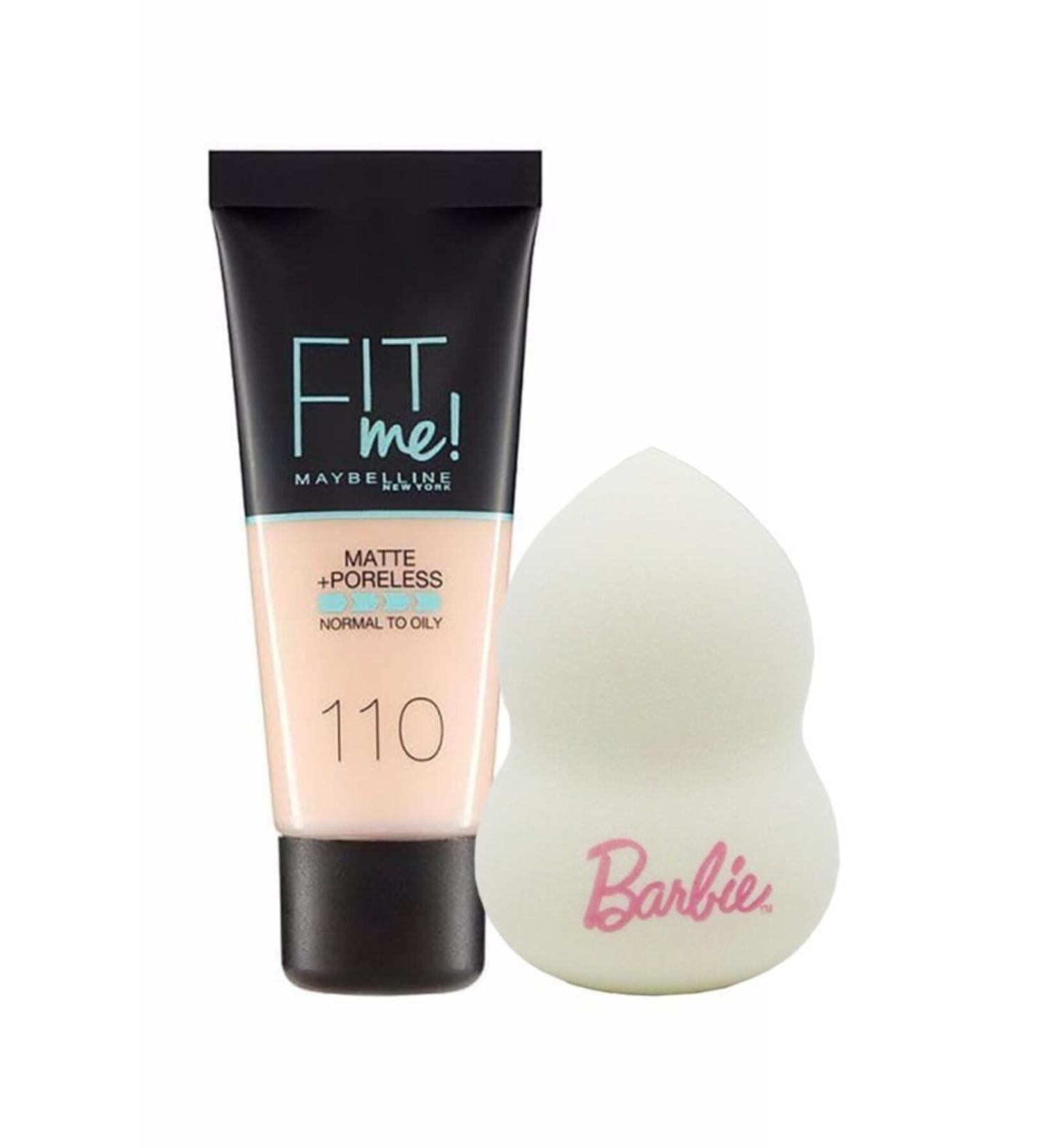 Maybelline New York Maybelline Fit Me Matte+poreless Foundation 120 Classic Ivory Sponge Set