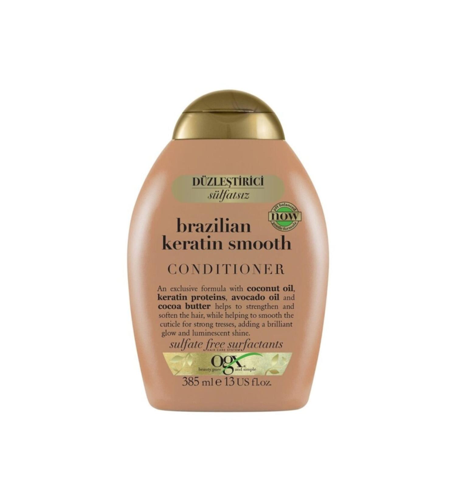 OGX Straightening Brazilian Keratin Conditioner 385 ml