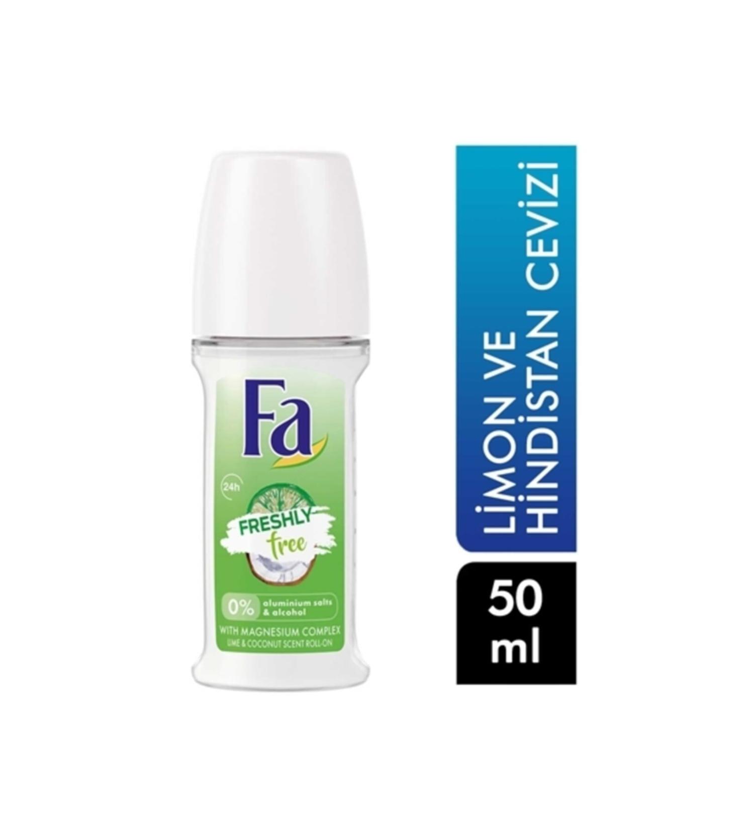 Fa Women Roll On Lemon And Coconut 50 Ml X 3 Pieces