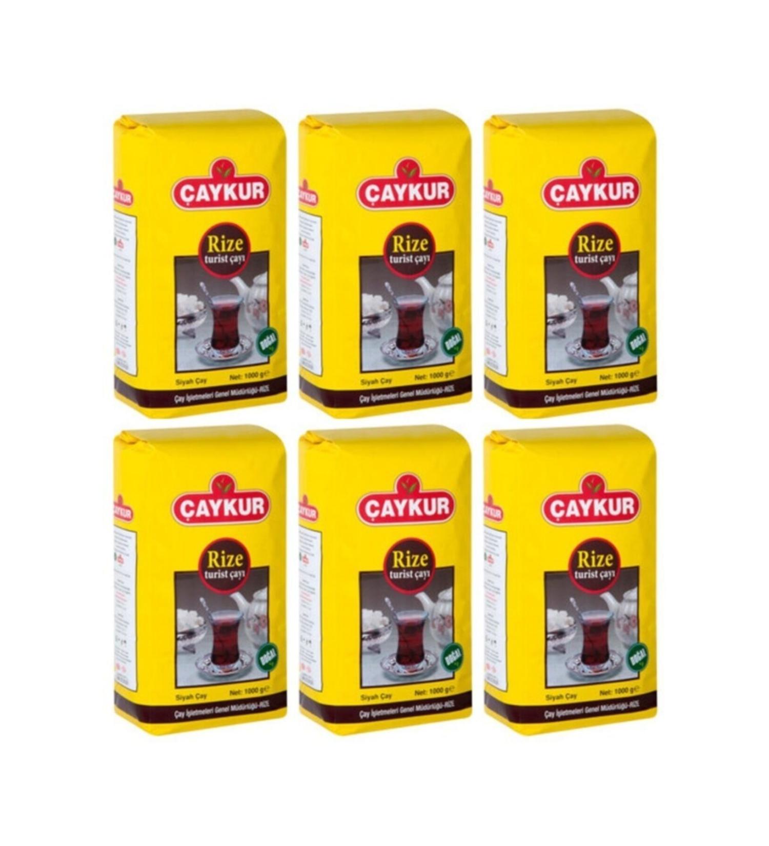 aykur Rize Tourist Black Bulk Tea 1 Kg 6 Pieces