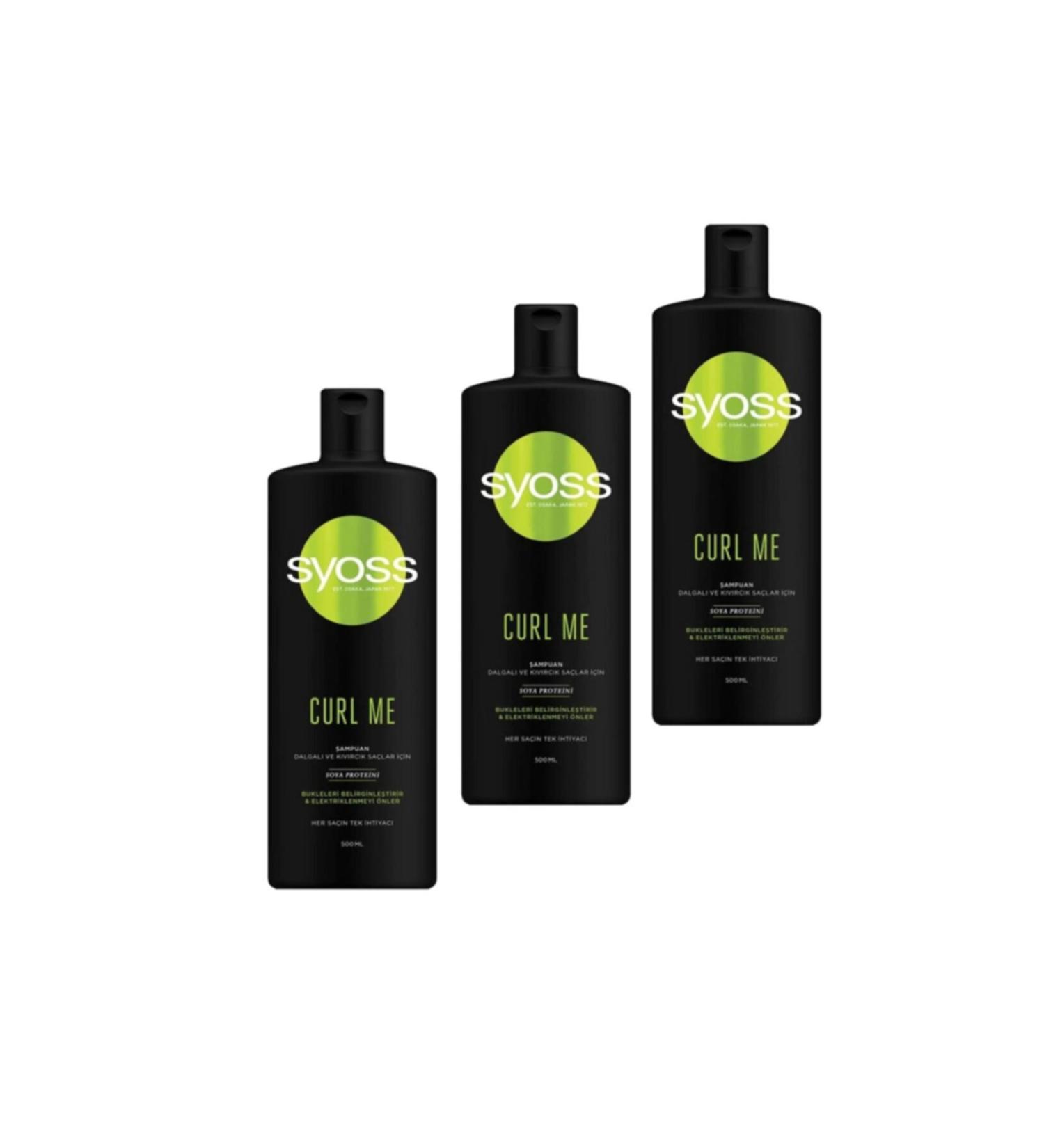 Syoss Curl Me 500 ml 3-Piece Set Shampoo