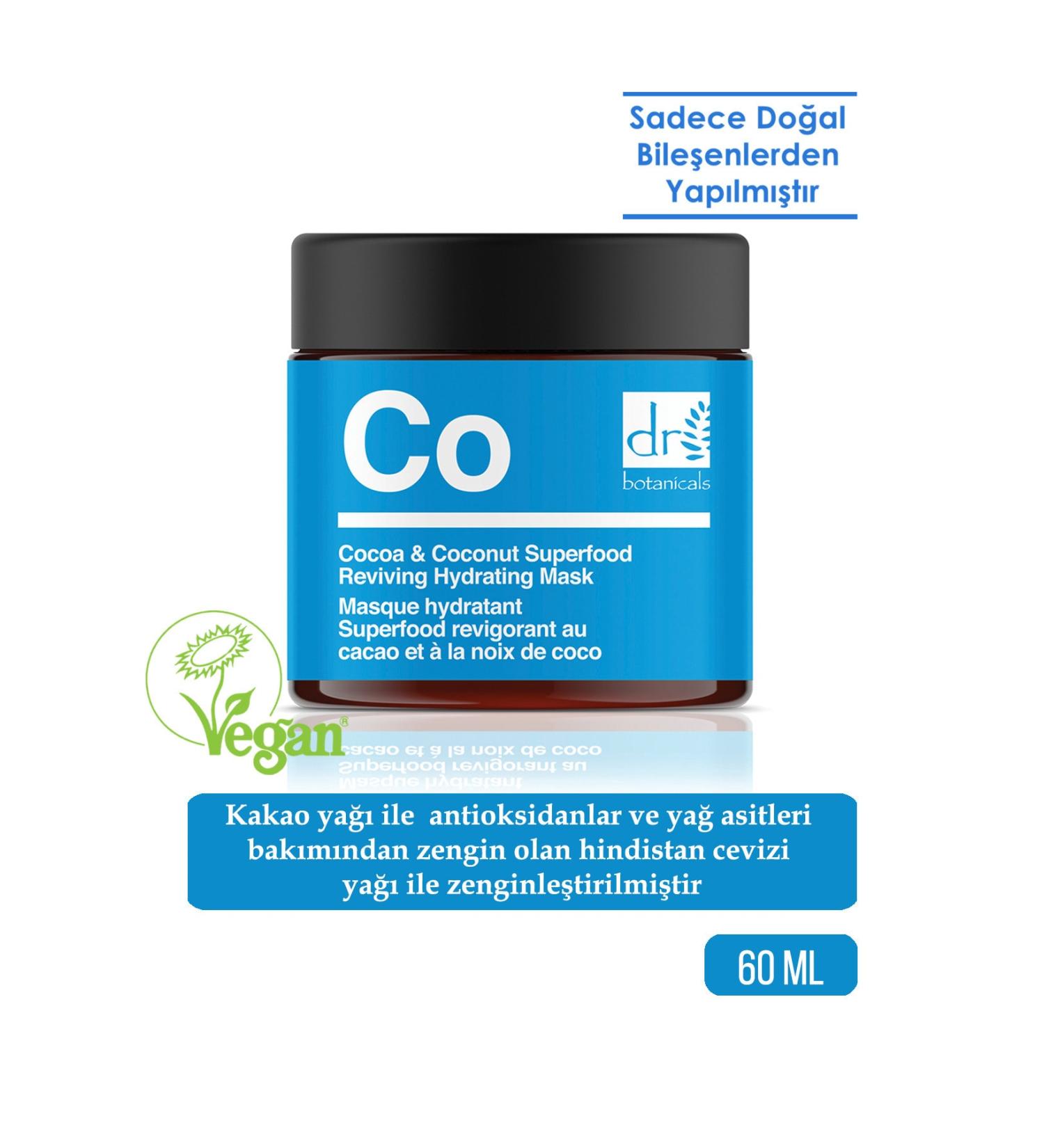 Dr. Botanicals Cocoa and Coconut Nourishing and Moisturizing Mask 60 ml