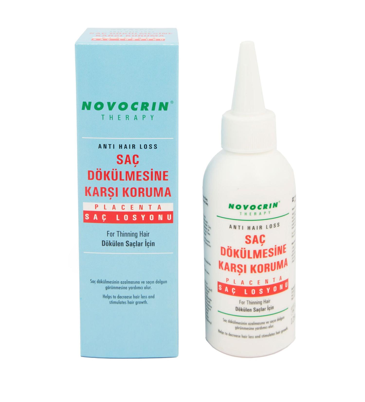 Novocrin Placenta Anti-Hair Loss Lotion 125 ml. - Buy Online on GoSupps.com