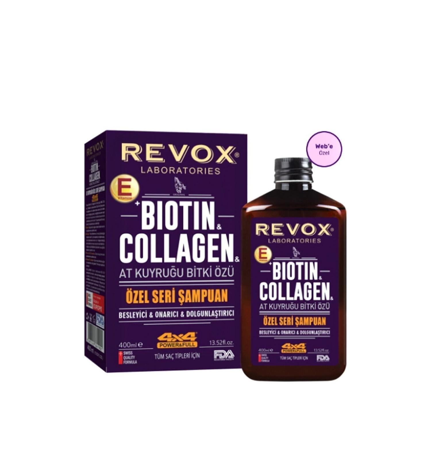 Revox Biotin Collagen Horsetail Plumping Shampoo 400 ml
