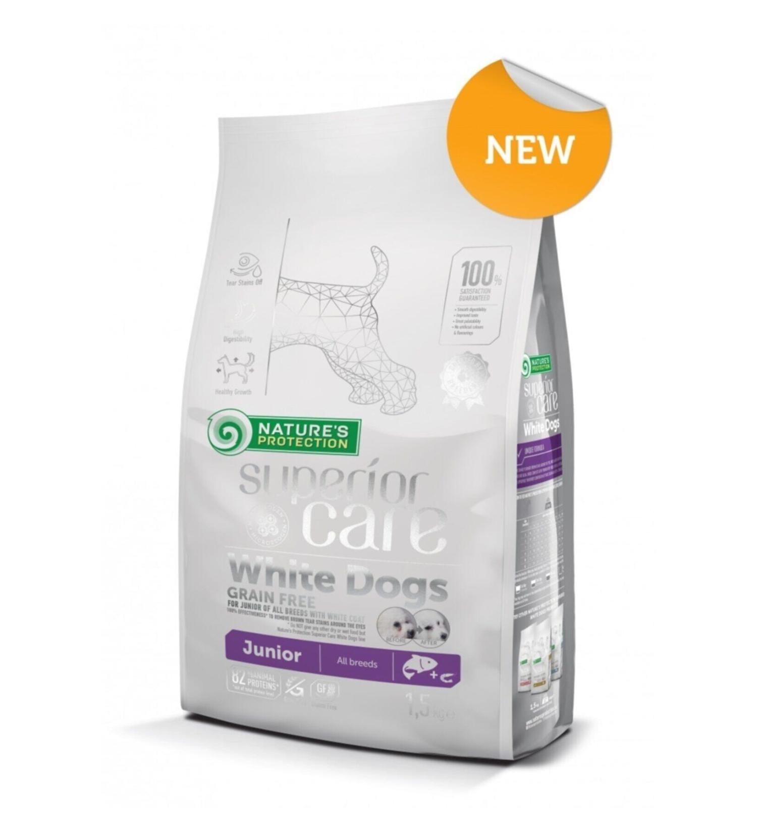 Nature's Protection Grain-Free Animal Protein Salmon White Puppy Food 1.5 Kg