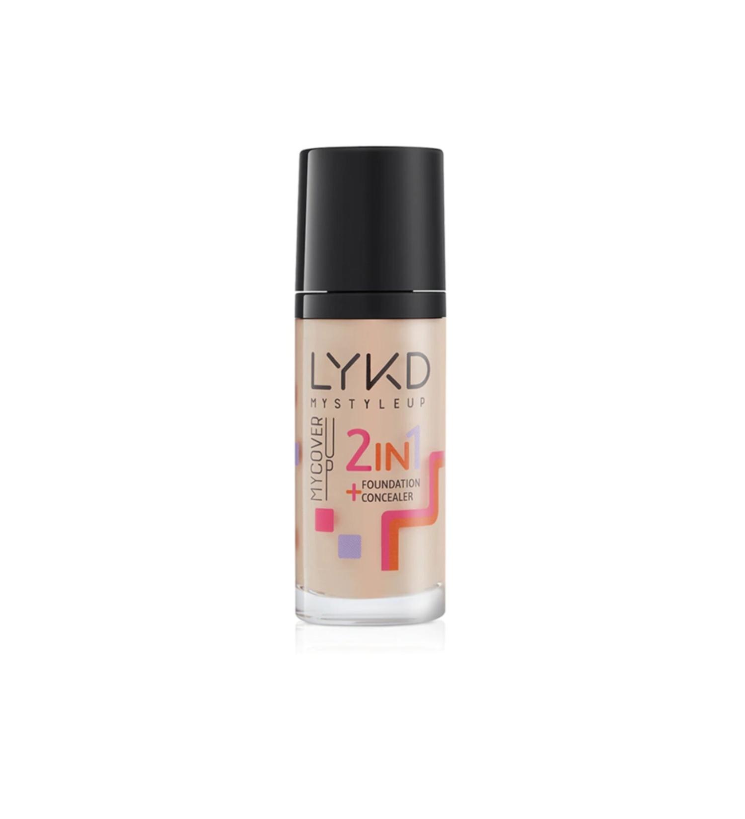 lykd 2 In 1 Foundation 133 Rose Almond