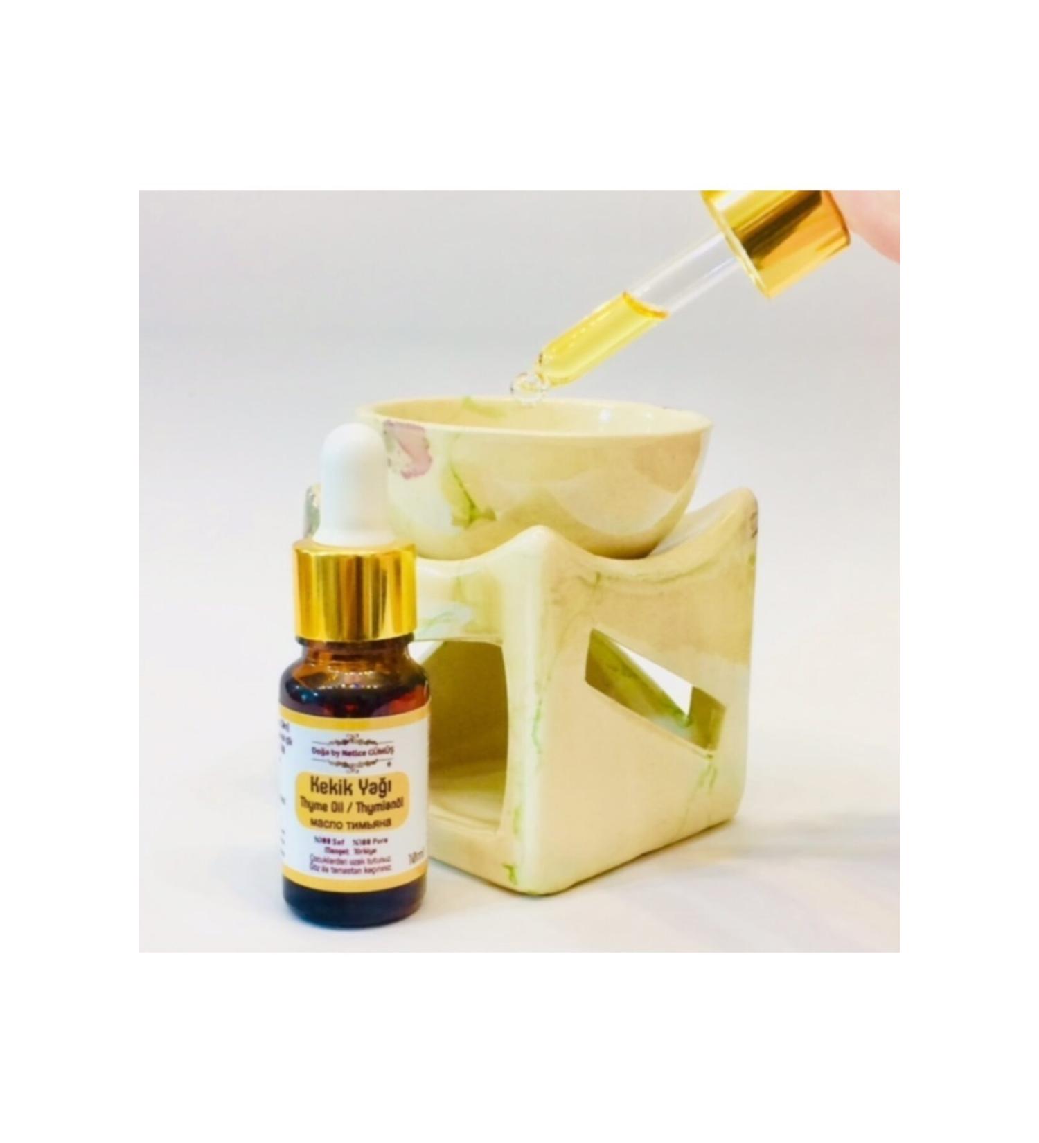 DOGA ACTAR COSMETICS NETIC SILVER Thyme Oil 10 Ml.e Pump Glass Dropper Natural Additive-Free