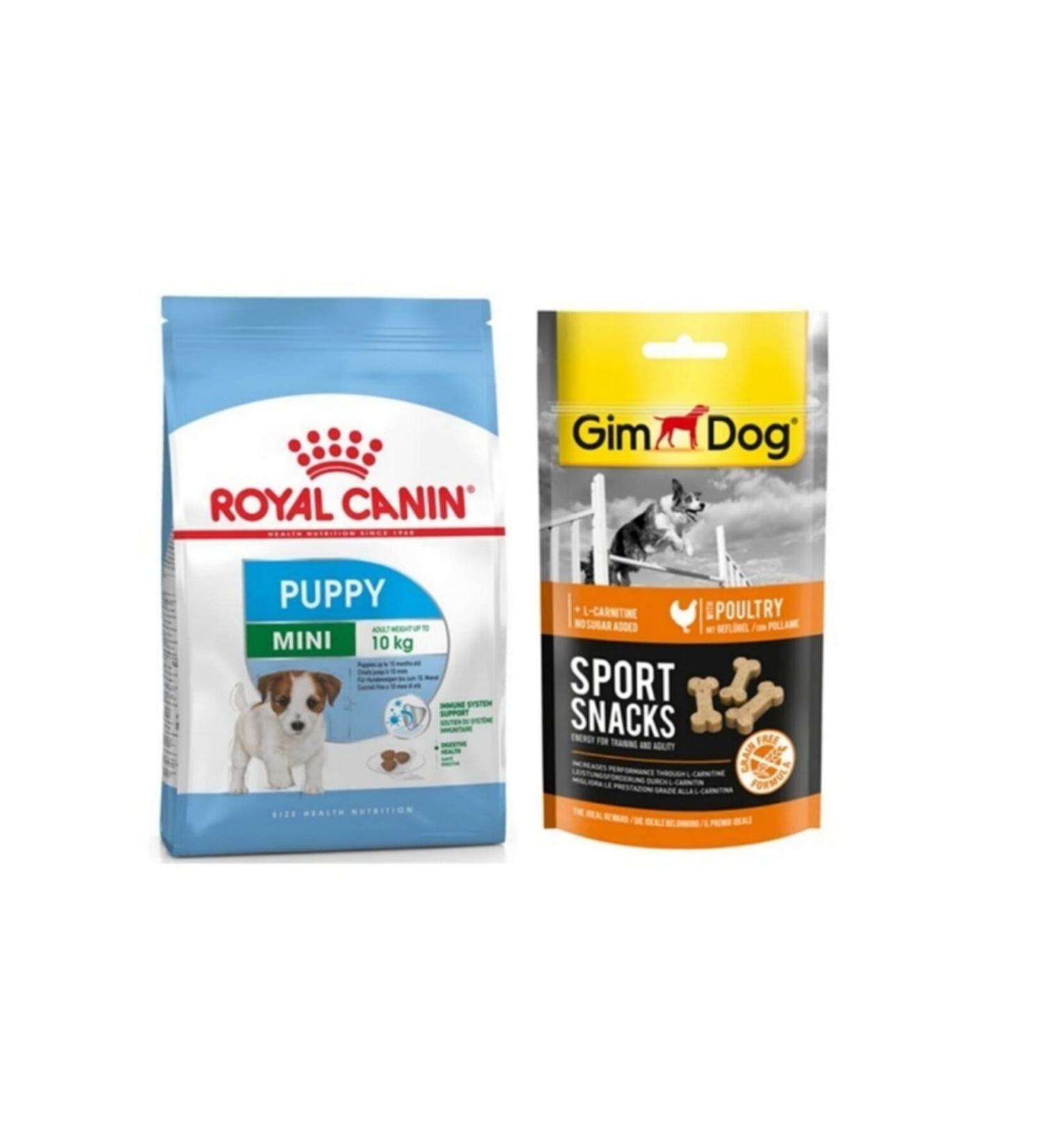 Royal Canin Neo Pet Market Mini Puppy Puppy Dry Dog Food 4 Kg + Gimdog Chicken Reward Food