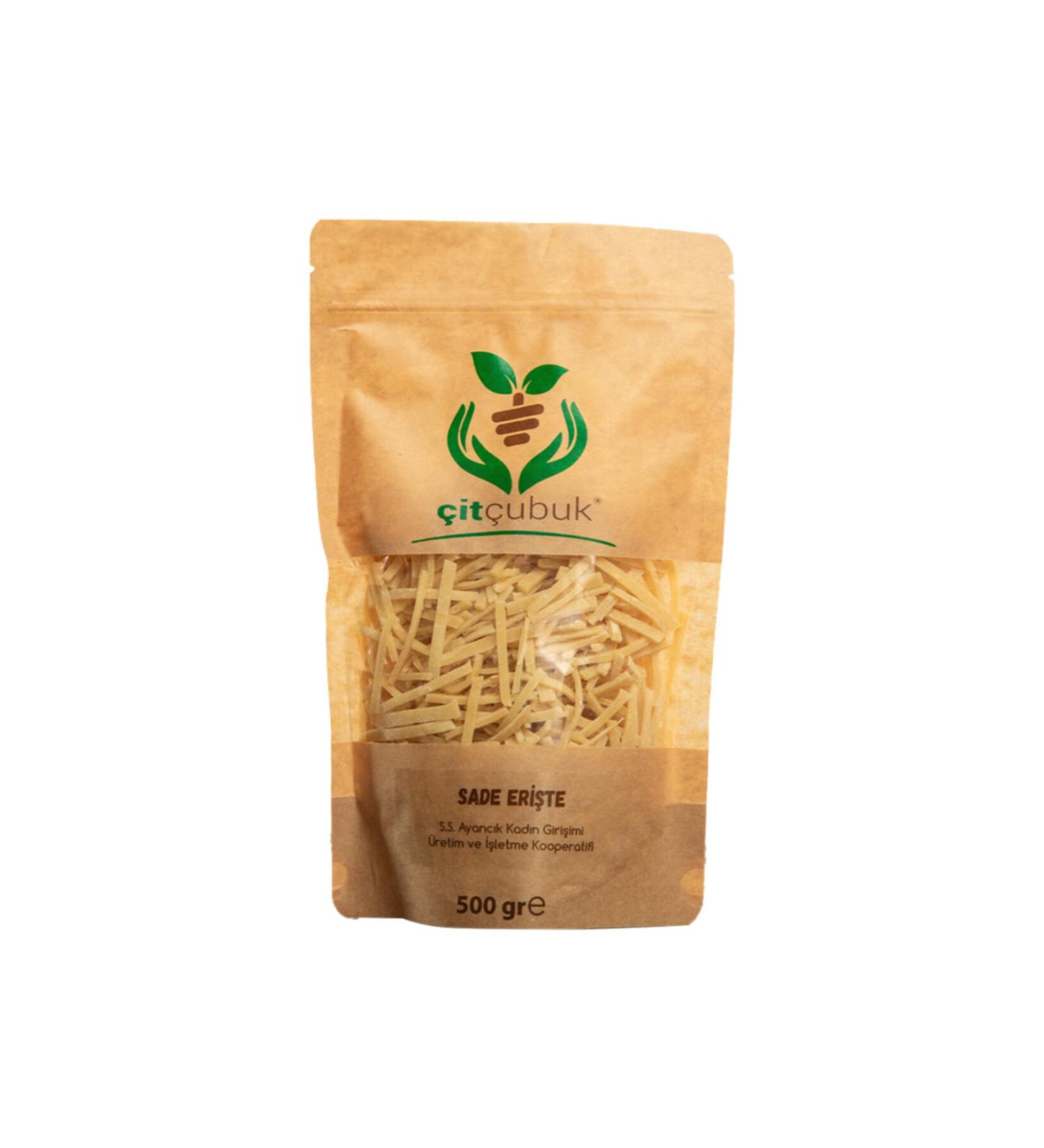 it ubuk Plain Noodles (Hand Rolled and Cut) - 500 Grams