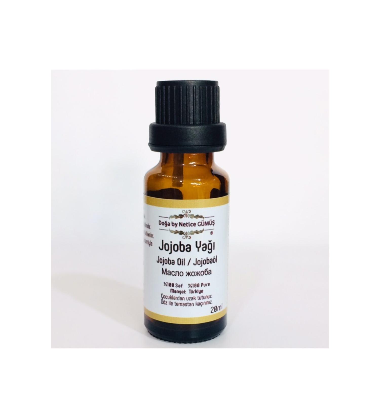 nature by netice silver Jojoba Yoyoba Oil 20 ml Cold Pressed Natural Cold Pressed Additive-Free