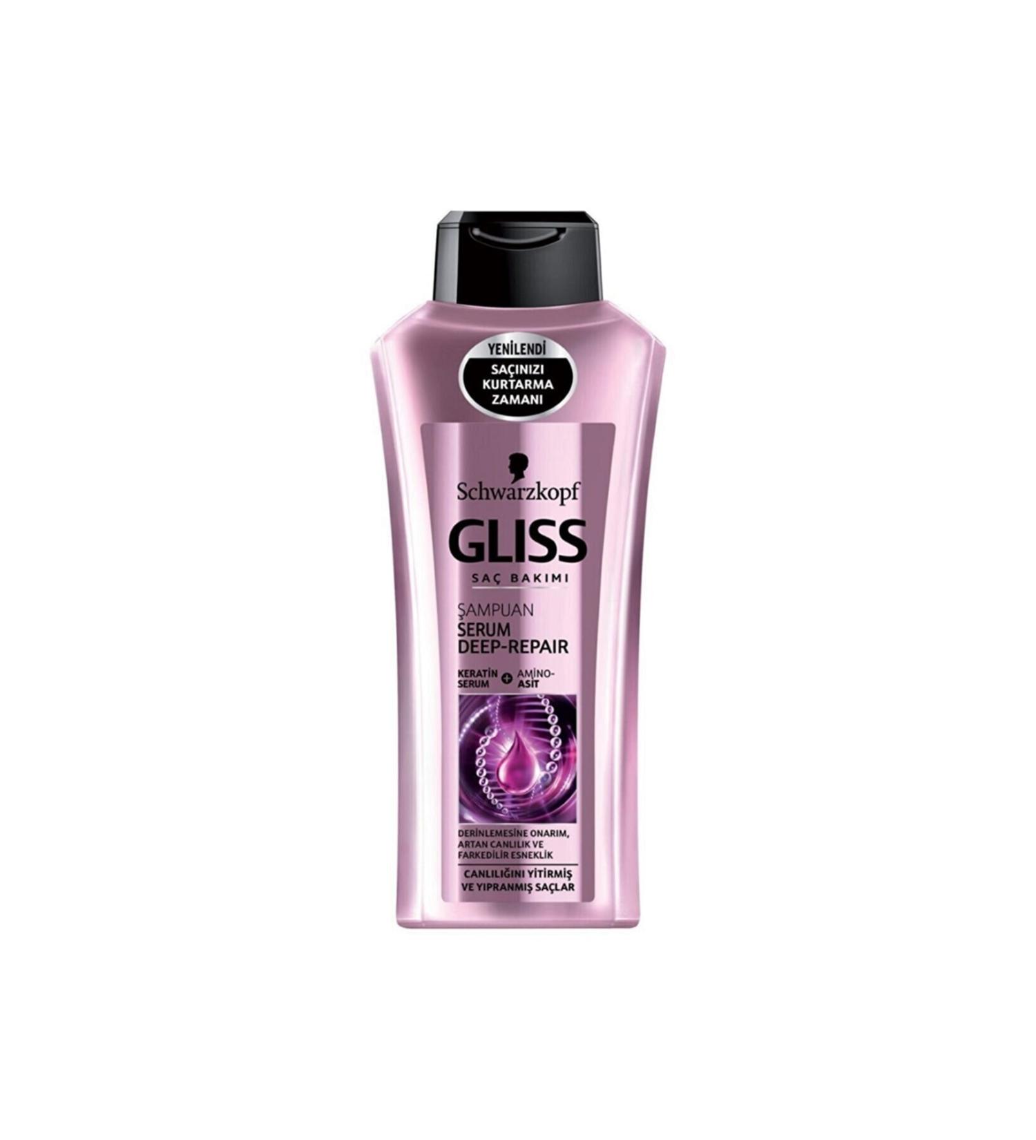 Gliss Serum Deep Repair Shampoo 525 ml