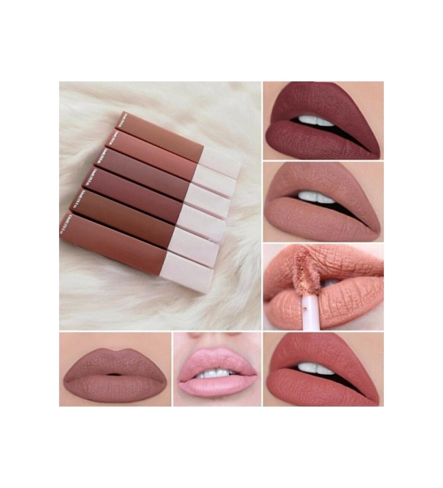 MUJGAN Rose Super Stay Model 6 Matte and Permanent Lipstick Series