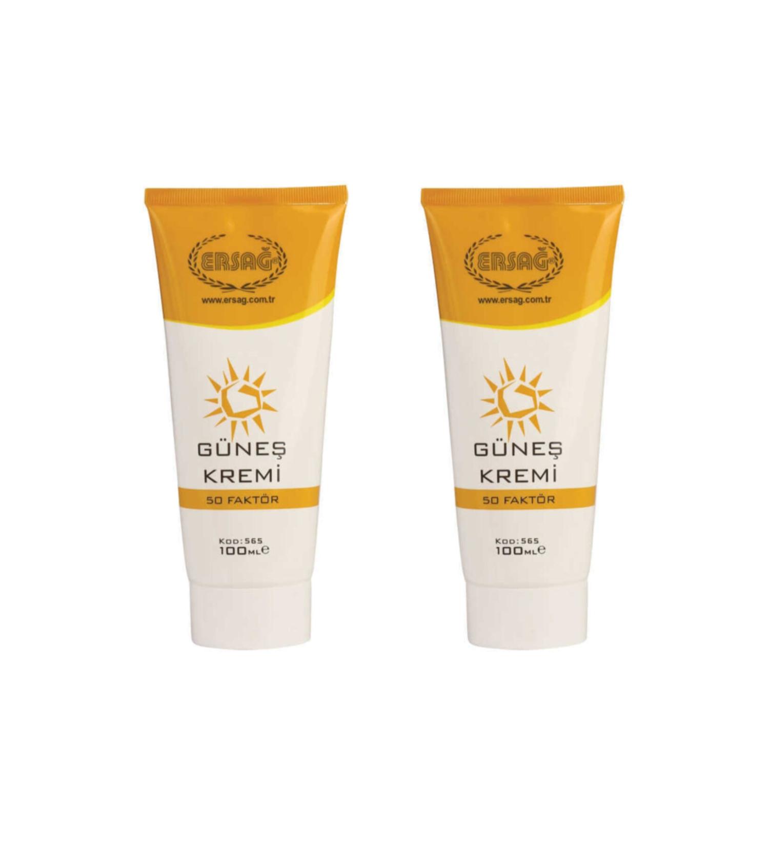Ersa Sun Cream 50 Factor Special Formula 100 ml * 2 Pieces - Buy Online on GoSupps.com