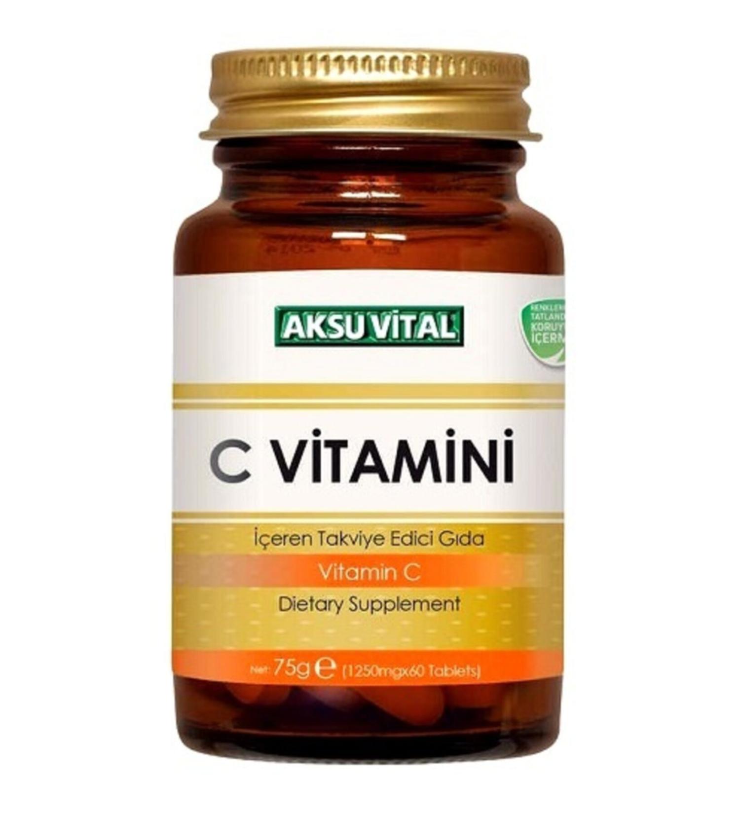 Ankara Spice Vitamin C - Zinc - Vitamin D - Aksu Vital Tablet - 60 Pieces