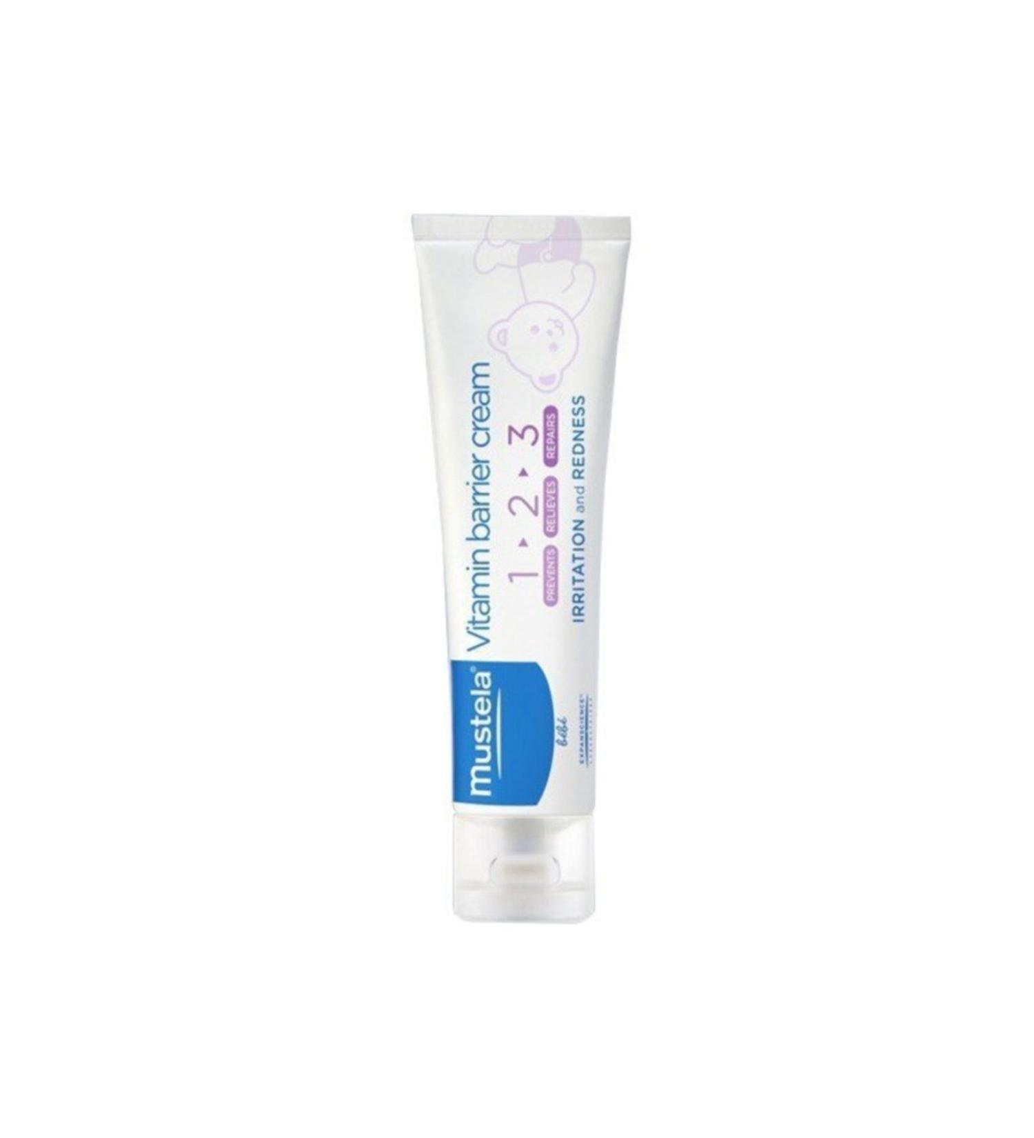 Mustela 1.2.3 Vitamin Barrier Diaper Rash Cream 50ml