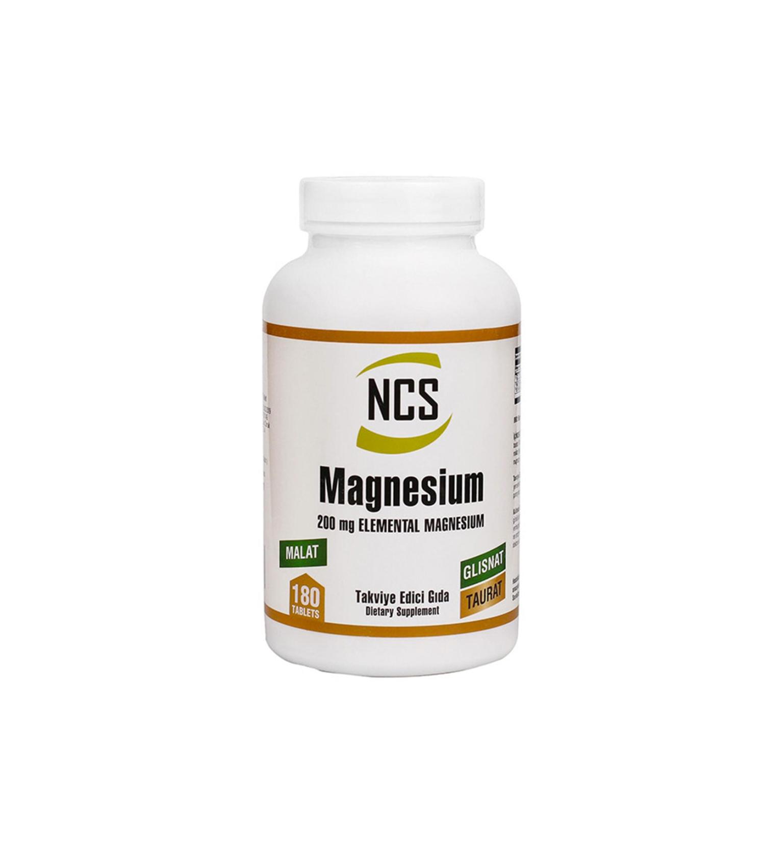 Ncs Magnesium Malate Glycinate Taurate 180 Tablets