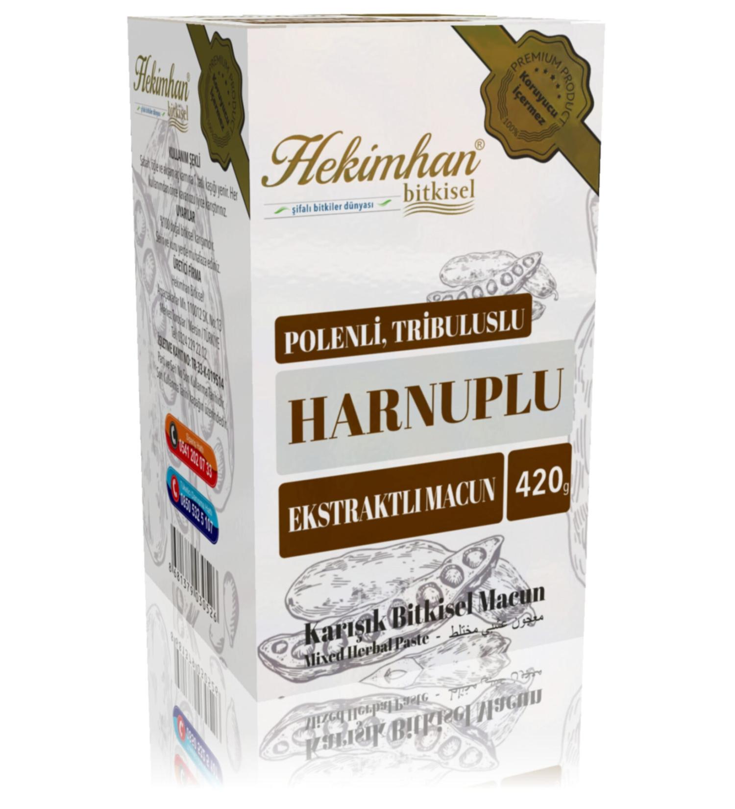 Hekimhan Herbal Tribulus Carob Pollen Extract Paste 420 G