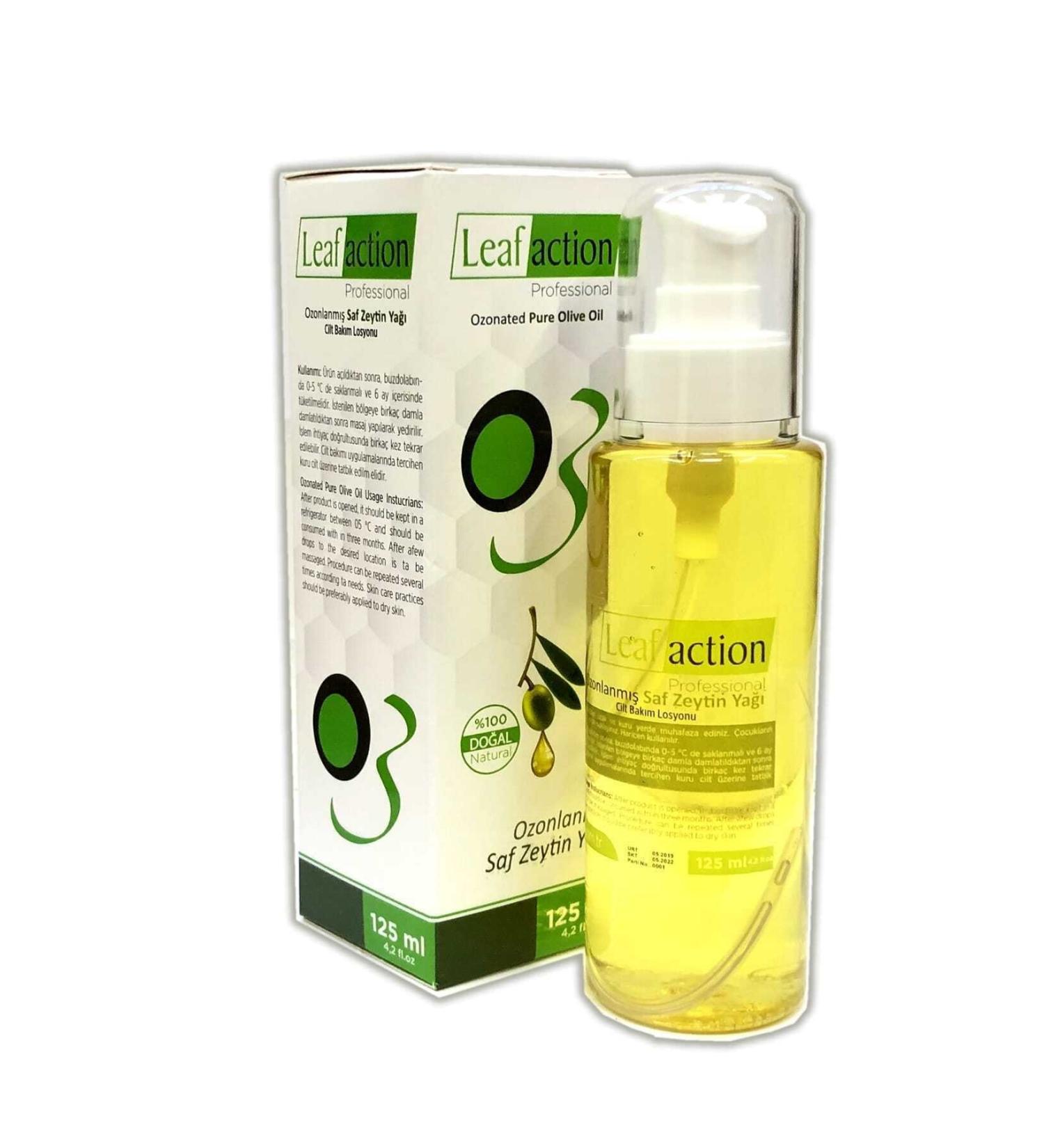 Leaf Action Ozonated Pure Olive Oil 125 ml