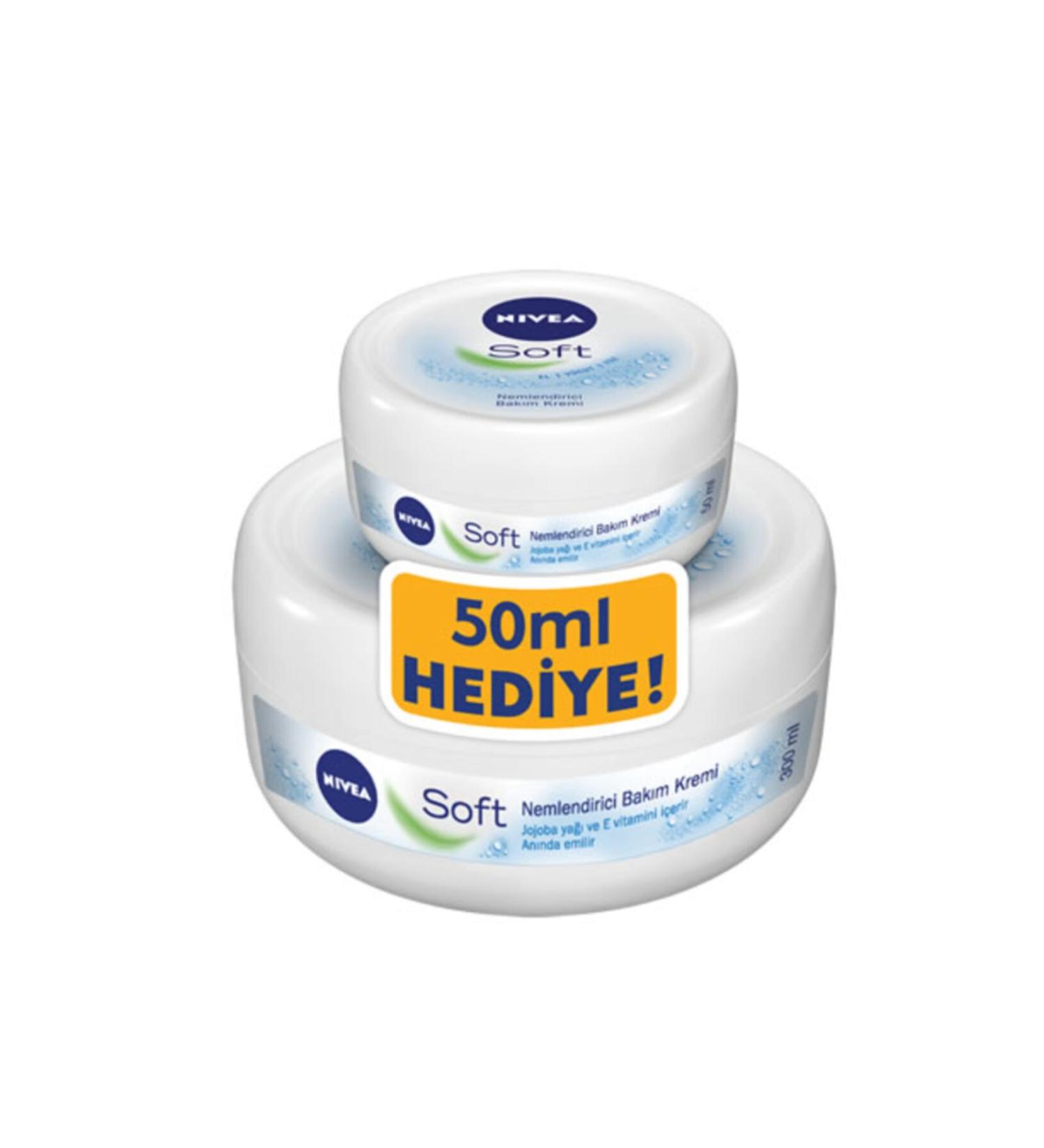 NIVEA Soft Cream 300 Ml 50 Ml