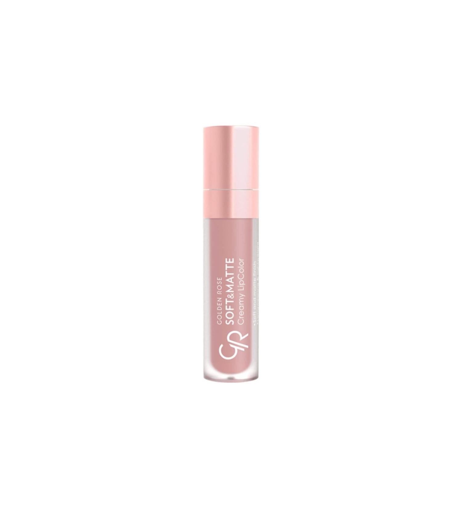 Golden Rose Soft Matte Creamy Lip Lipstick Color-102