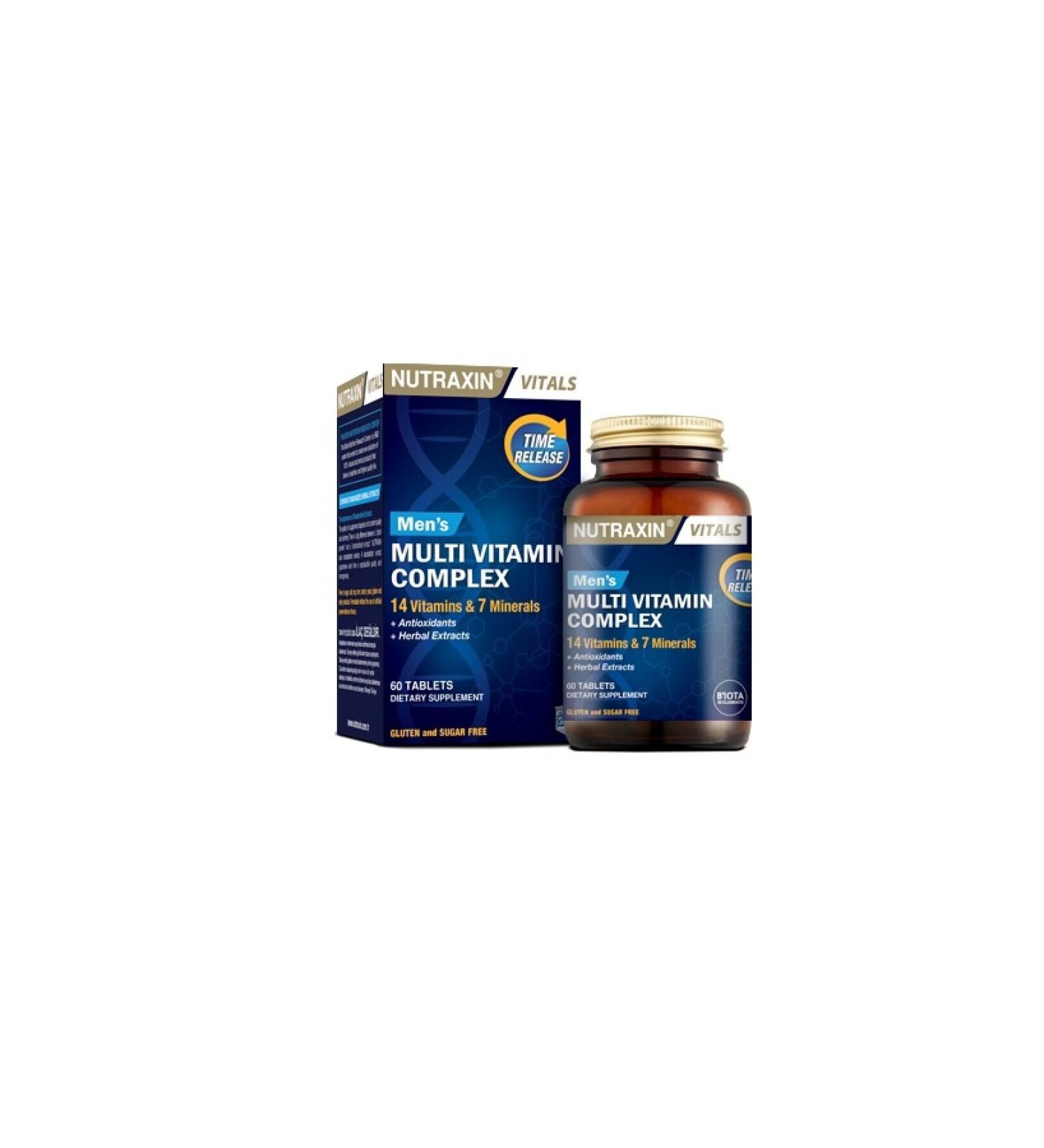 Nutraxin Nutraxin Multivitamin Complex Men 60 Tablets