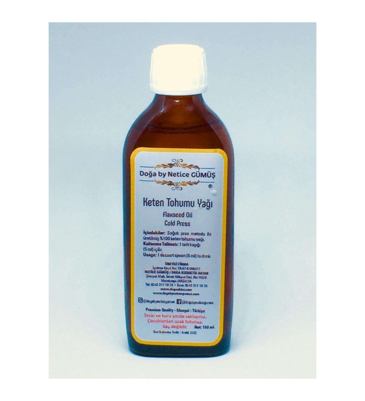 nature by netice silver Linseed Oil 150 Ml. Cold Pressed Natural Cold Pressed Additive-Free