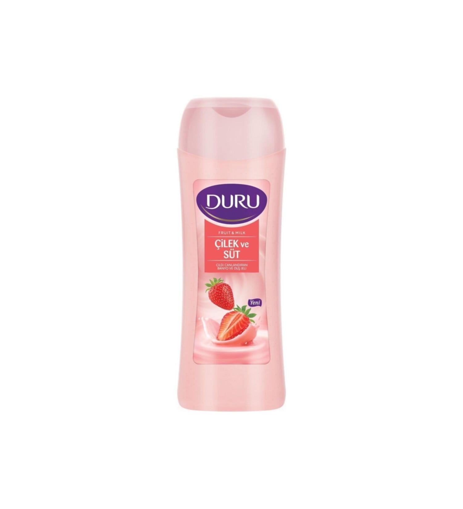 Duru Fruit Milk Strawberry and Milk Shower Gel 450 ml