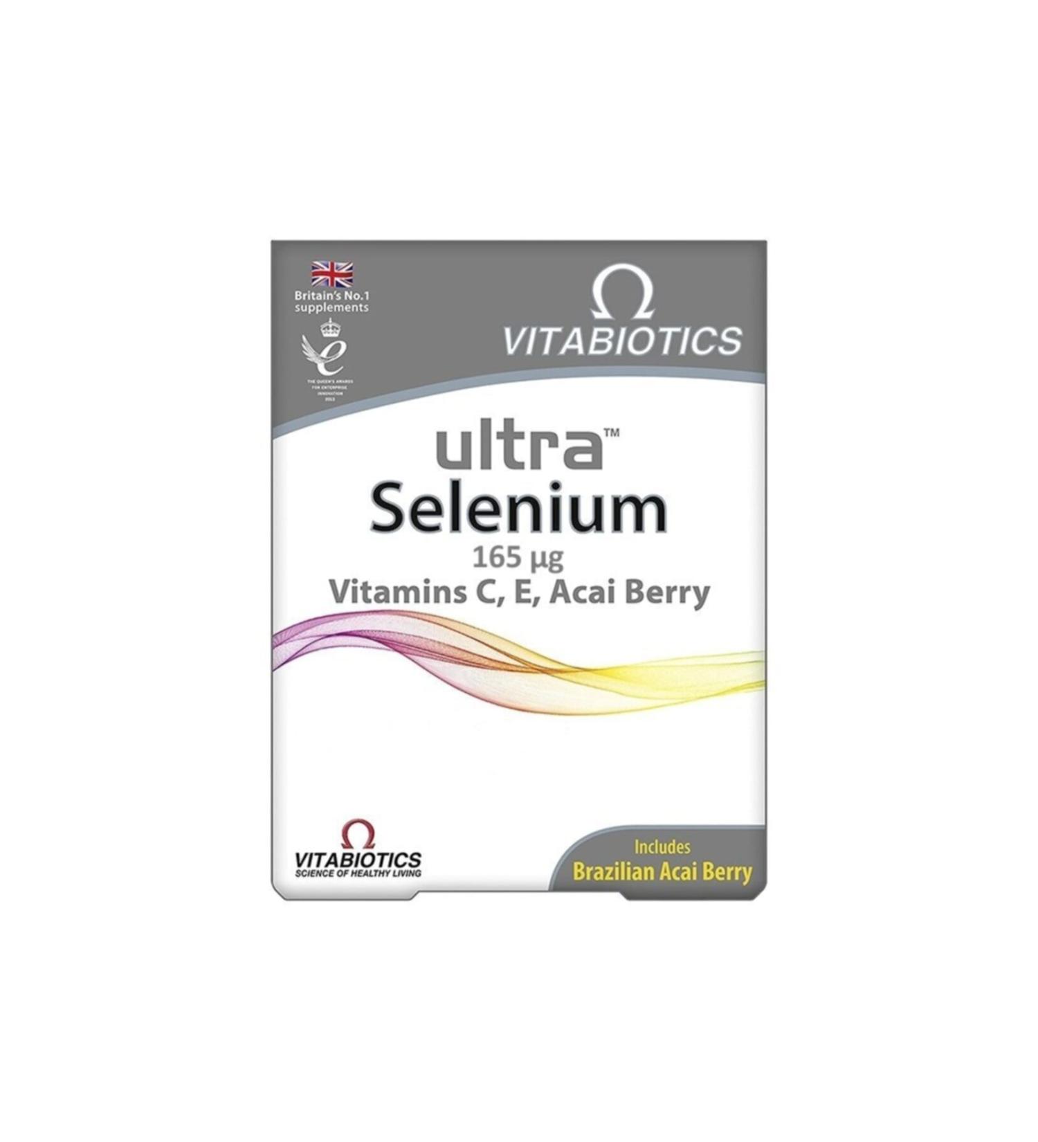 Vitabiotics Ultra Selenium 165mcg 30 Tablets