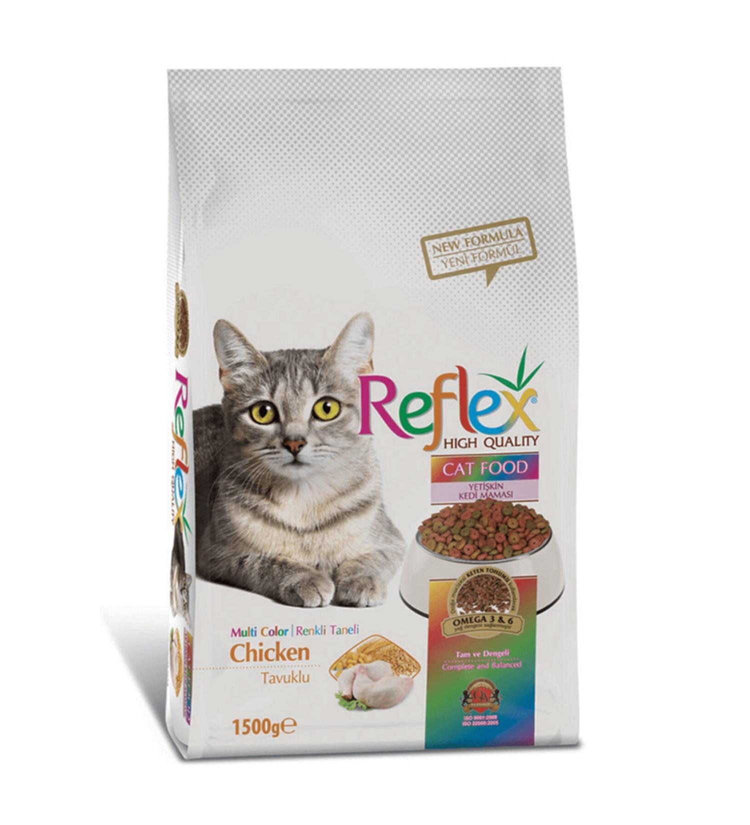 Reflex Multi Color Adult Cat Food 1.5 kg