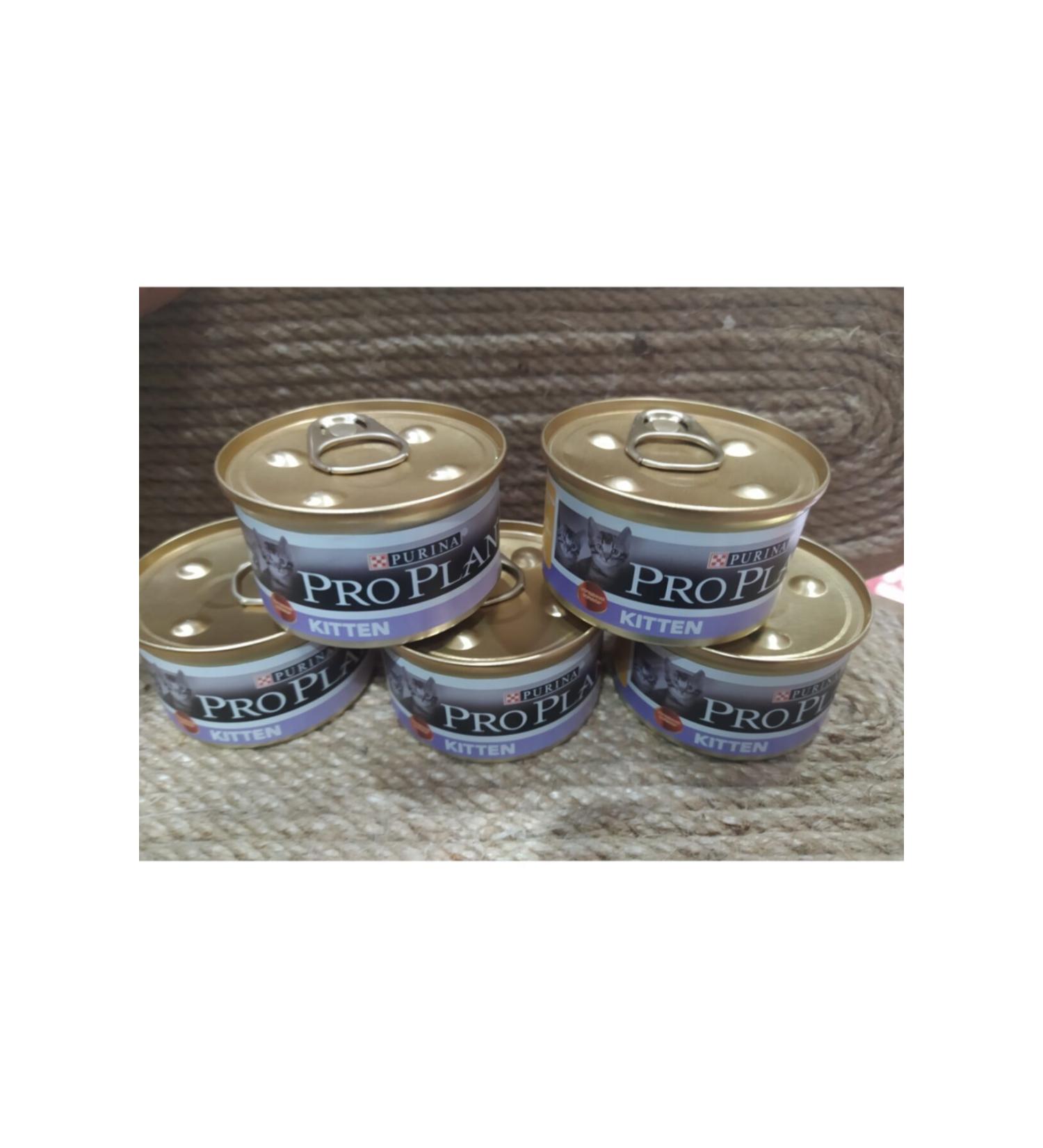 Pro Plan Cat Canned Chicken 4-12 Months Kitten 85 Gr X 5 Pieces