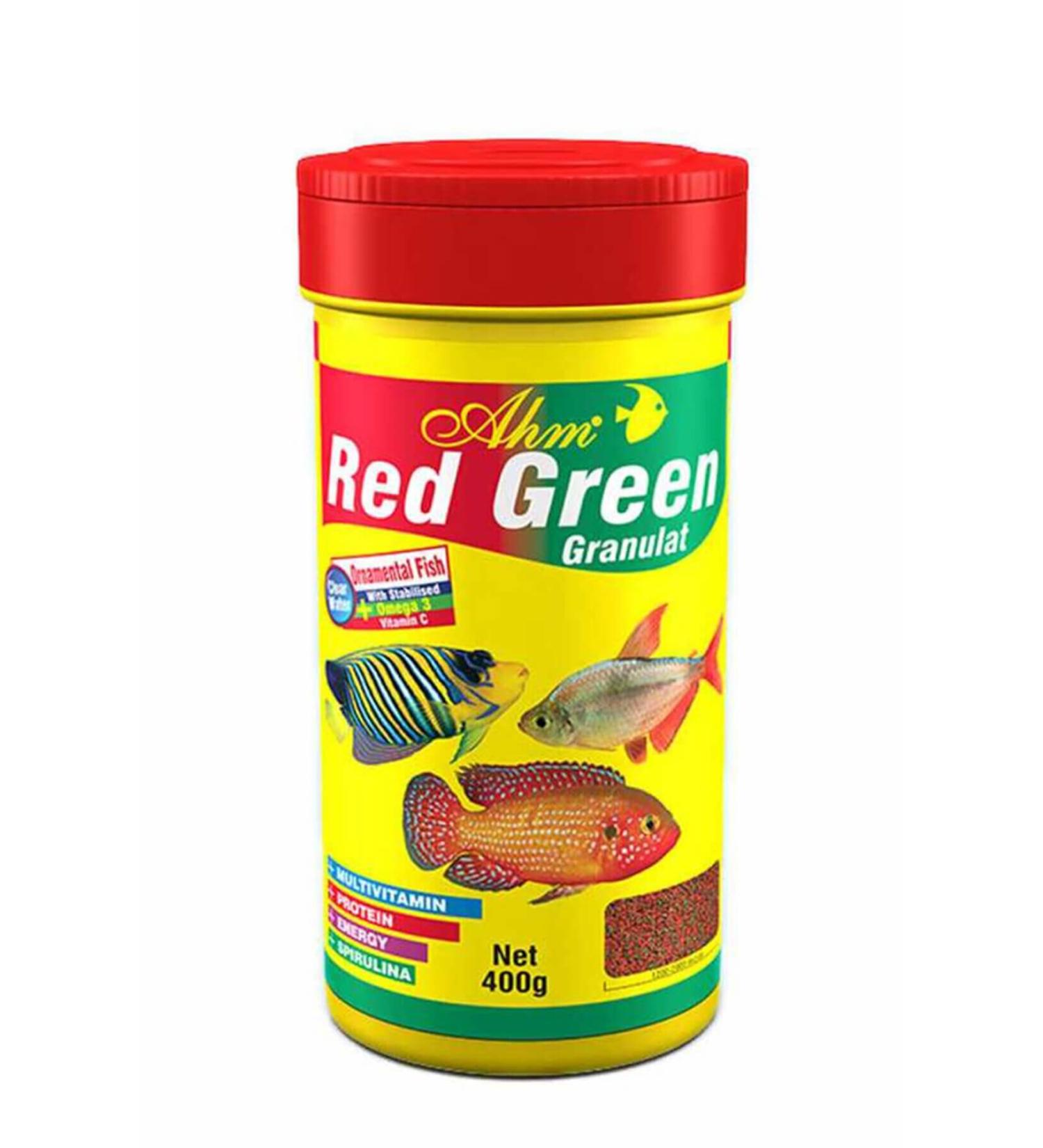Ahm Red Green Granulat - Fish Food 1000 ml 8699375331042