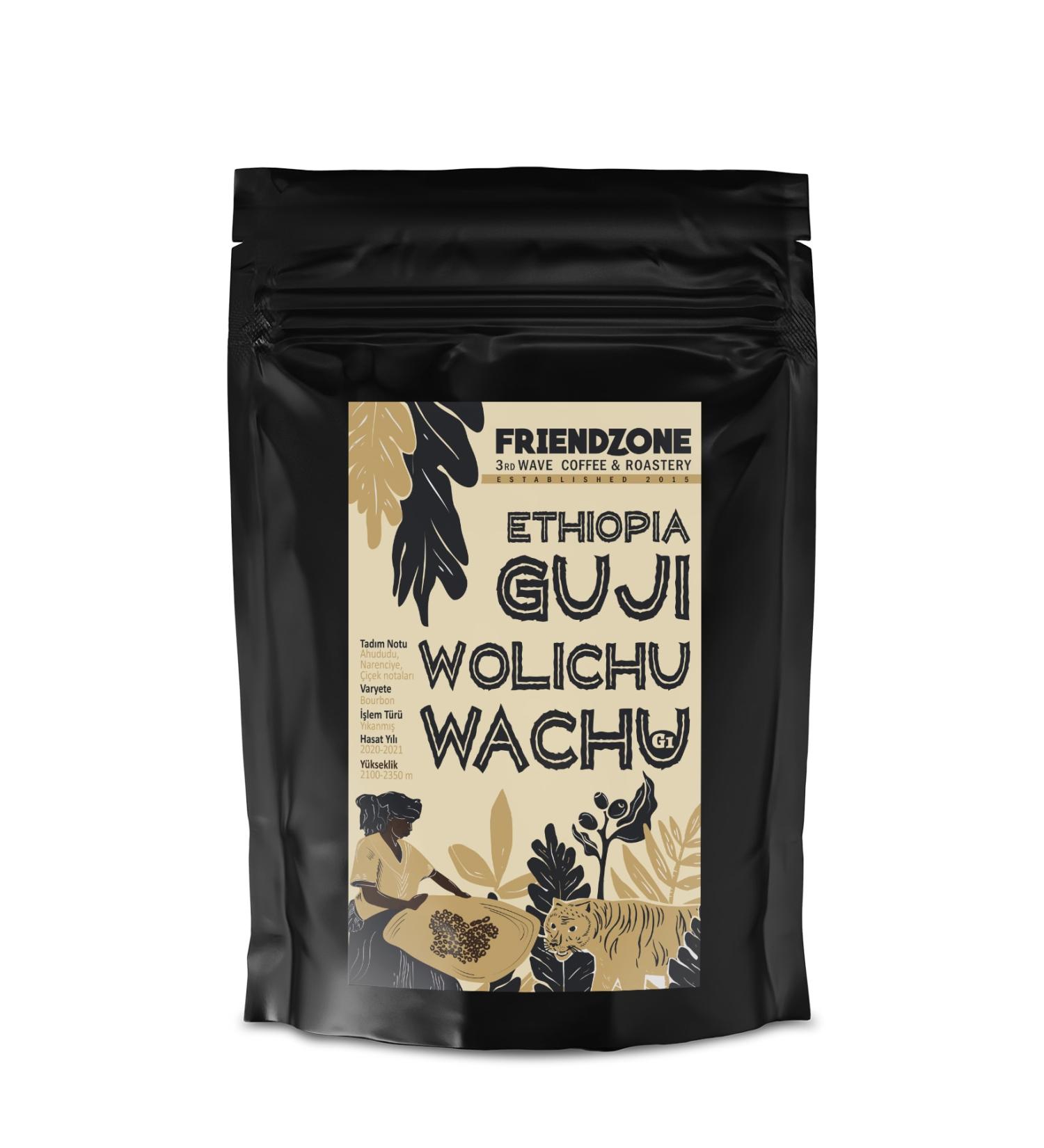 Friendzone 3rd Wave Coffee & Roastery Ethiopia Guji Wolichu Wachu Local Coffee 500 Gr