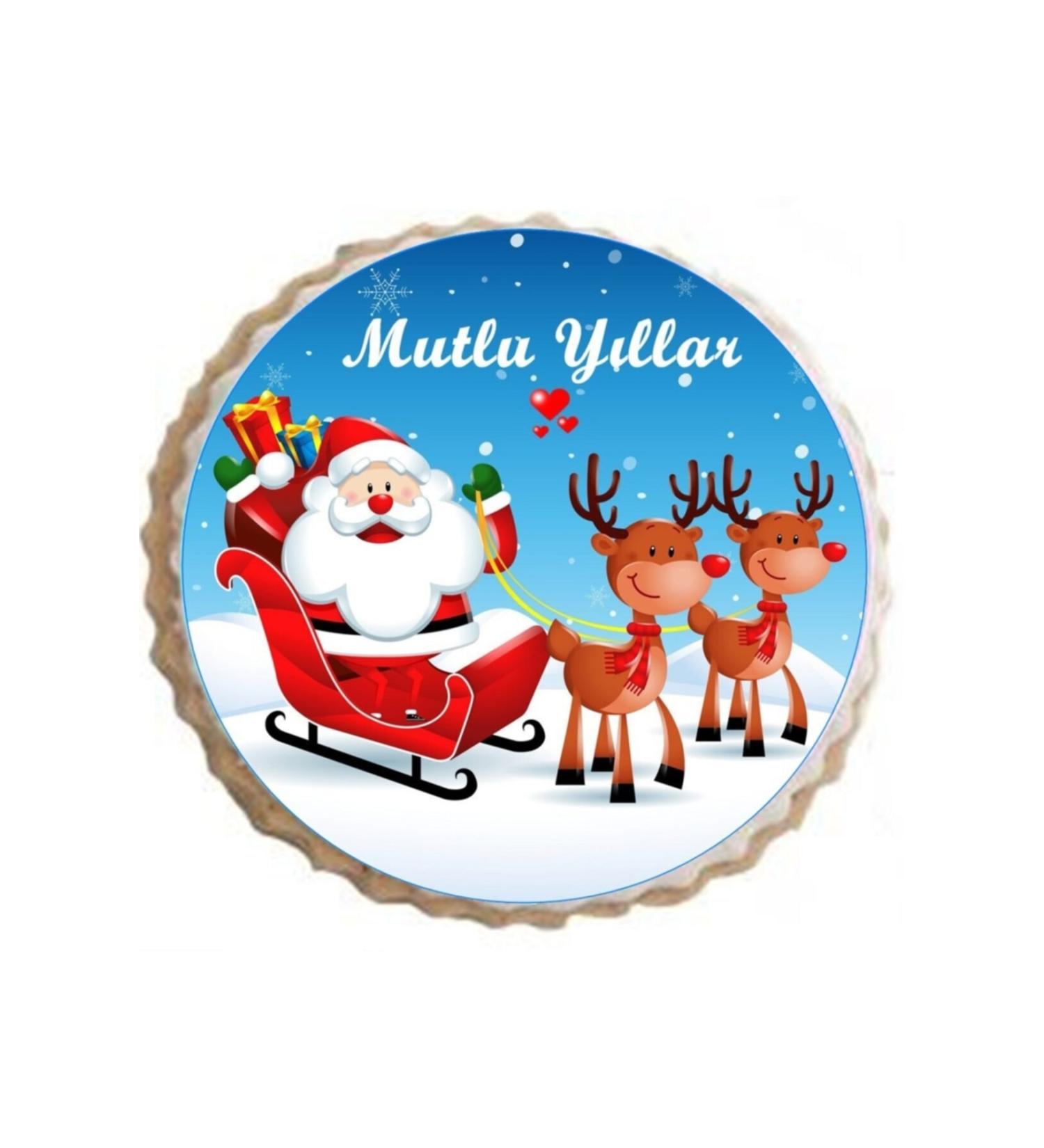 Pasta9 Christmas Cookies Edible Illustrated Butter Special Gelatin Bag 15 Pieces